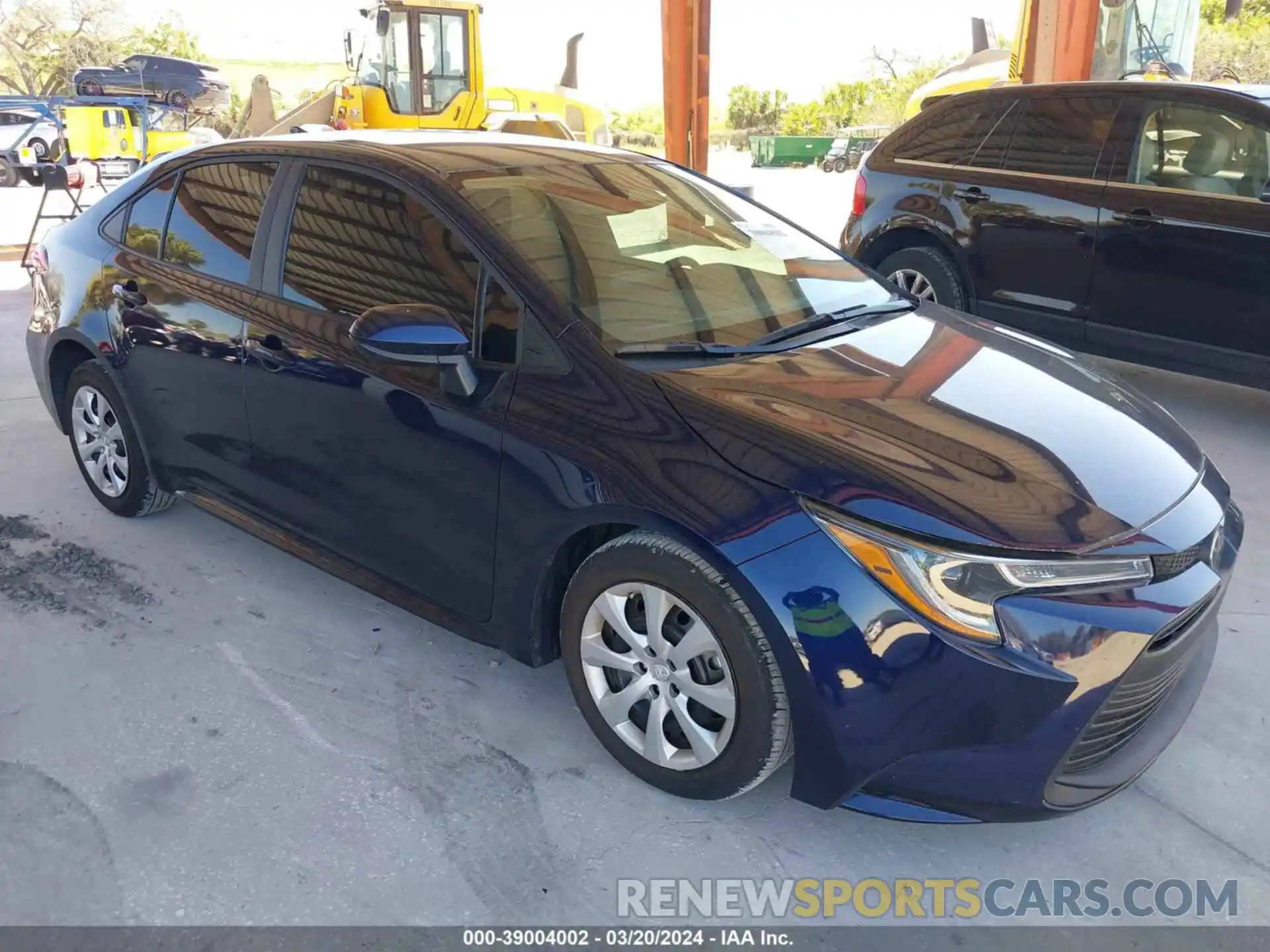 1 Photograph of a damaged car 5YFB4MDE3PP032600 TOYOTA COROLLA 2023