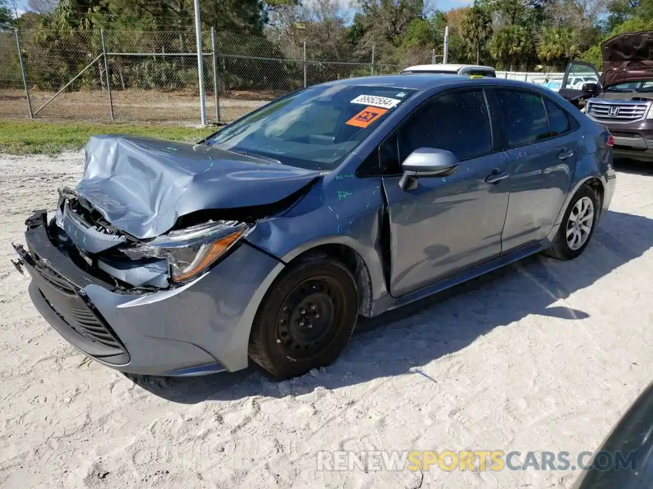 1 Photograph of a damaged car 5YFB4MDE3PP034427 TOYOTA COROLLA 2023