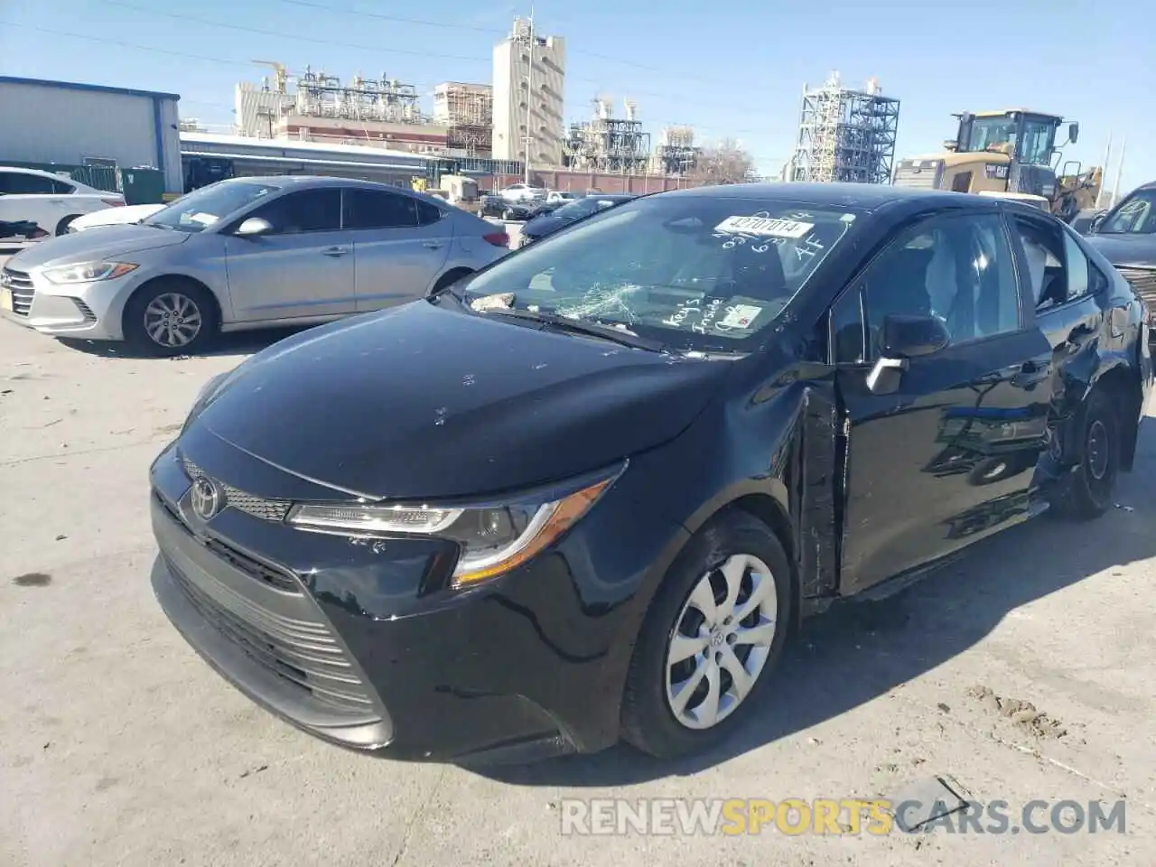 1 Photograph of a damaged car 5YFB4MDE6PP016391 TOYOTA COROLLA 2023