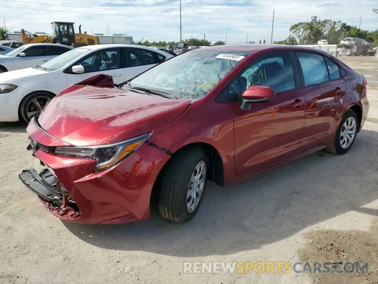 1 Photograph of a damaged car 5YFB4MDE6PP075764 TOYOTA COROLLA 2023