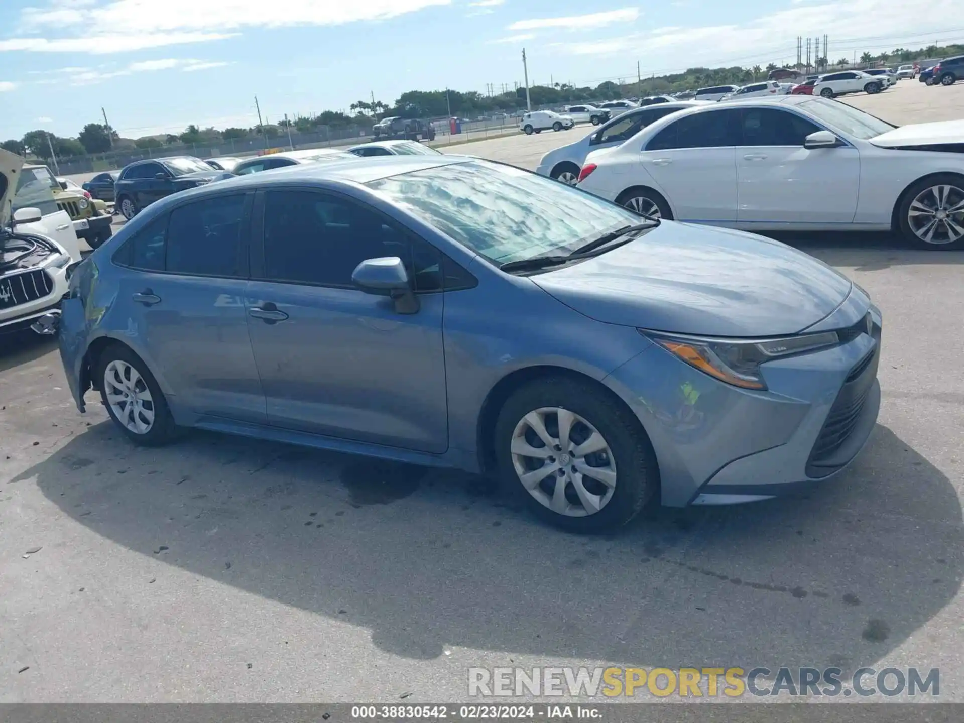 1 Photograph of a damaged car 5YFB4MDE6PP077143 TOYOTA COROLLA 2023