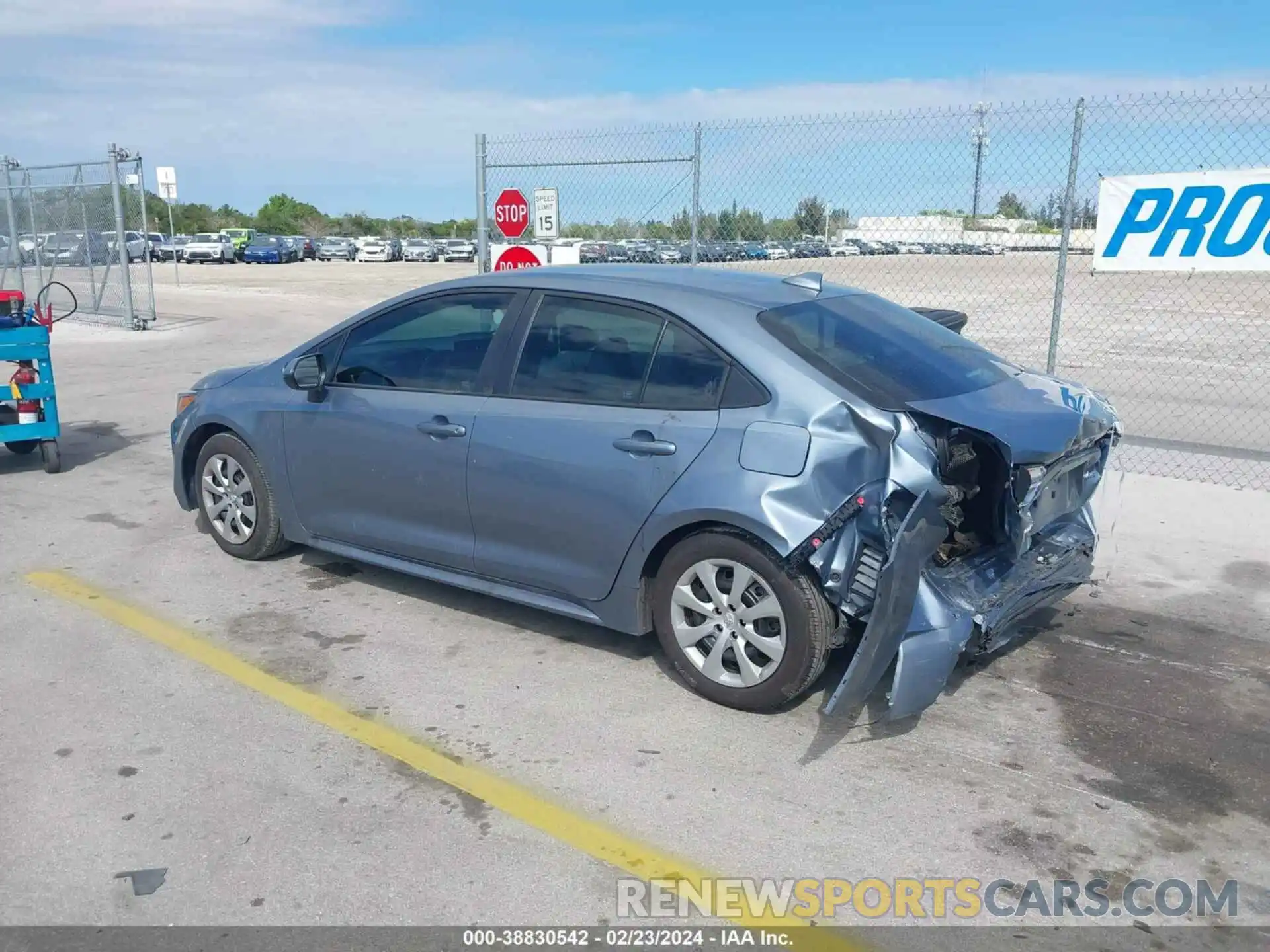 3 Photograph of a damaged car 5YFB4MDE6PP077143 TOYOTA COROLLA 2023