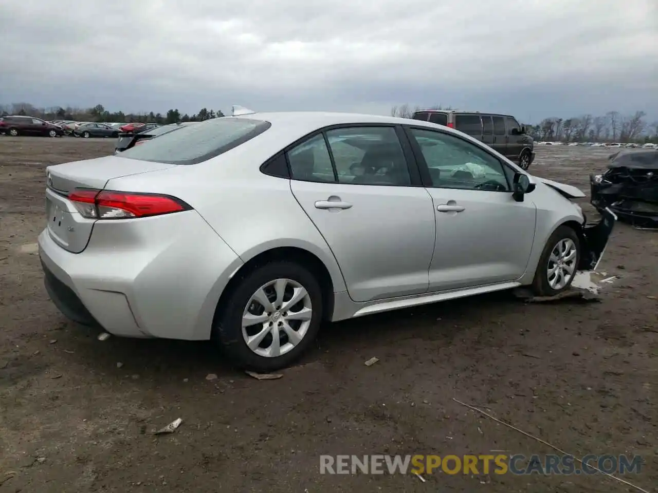 3 Photograph of a damaged car 5YFB4MDE7PP046984 TOYOTA COROLLA 2023