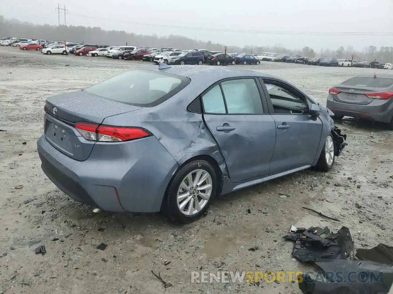 3 Photograph of a damaged car 5YFB4MDE7PP058763 TOYOTA COROLLA 2023