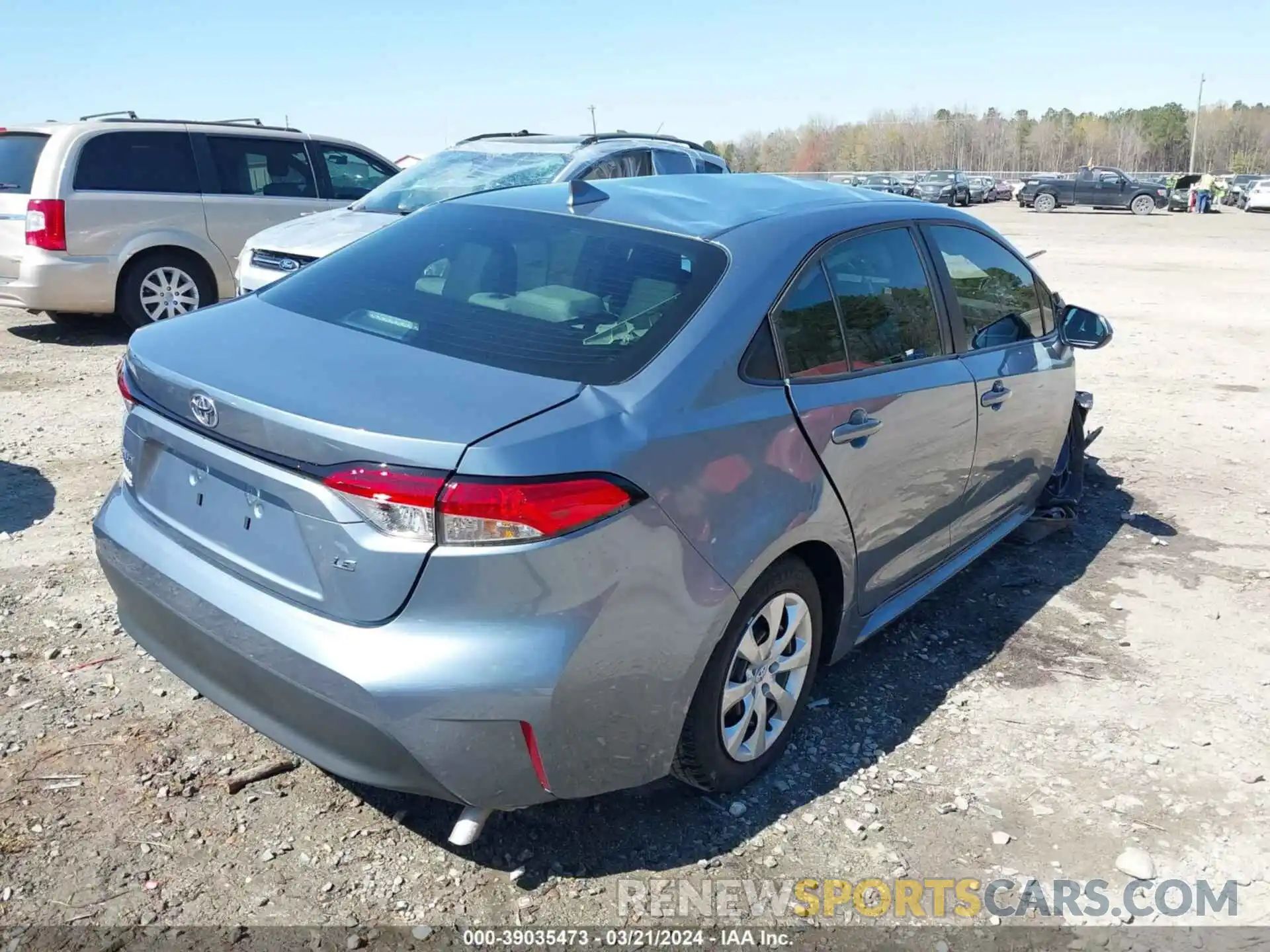 4 Photograph of a damaged car 5YFB4MDE7PP076387 TOYOTA COROLLA 2023