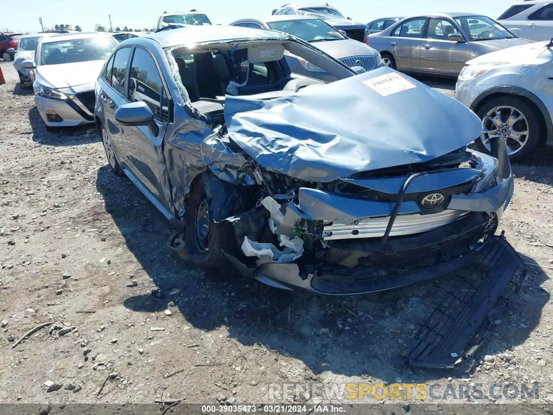 6 Photograph of a damaged car 5YFB4MDE7PP076387 TOYOTA COROLLA 2023