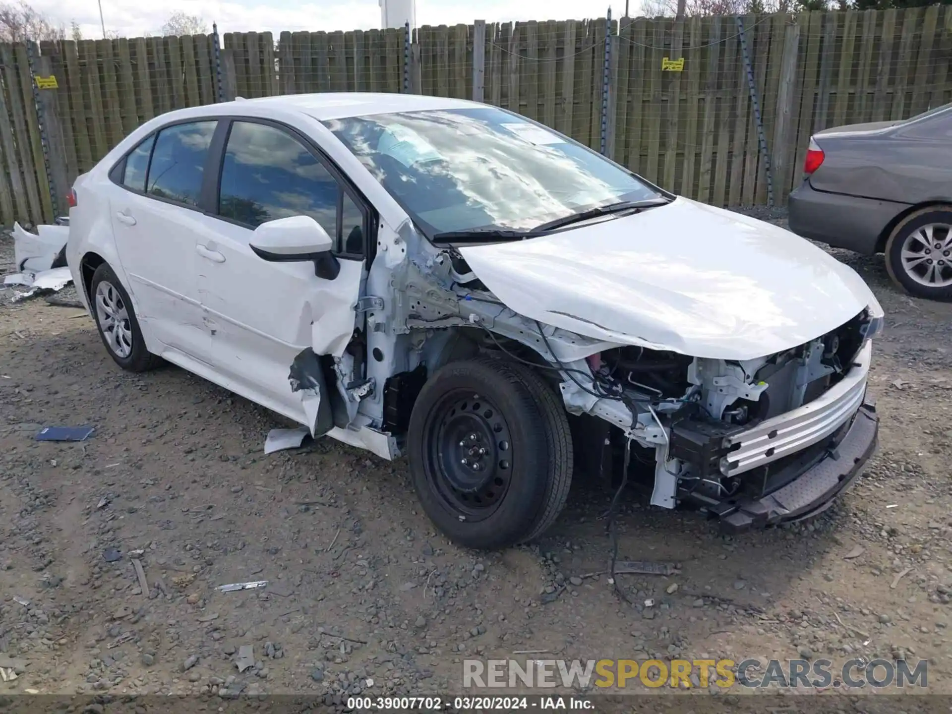 1 Photograph of a damaged car 5YFB4MDE8PP029384 TOYOTA COROLLA 2023