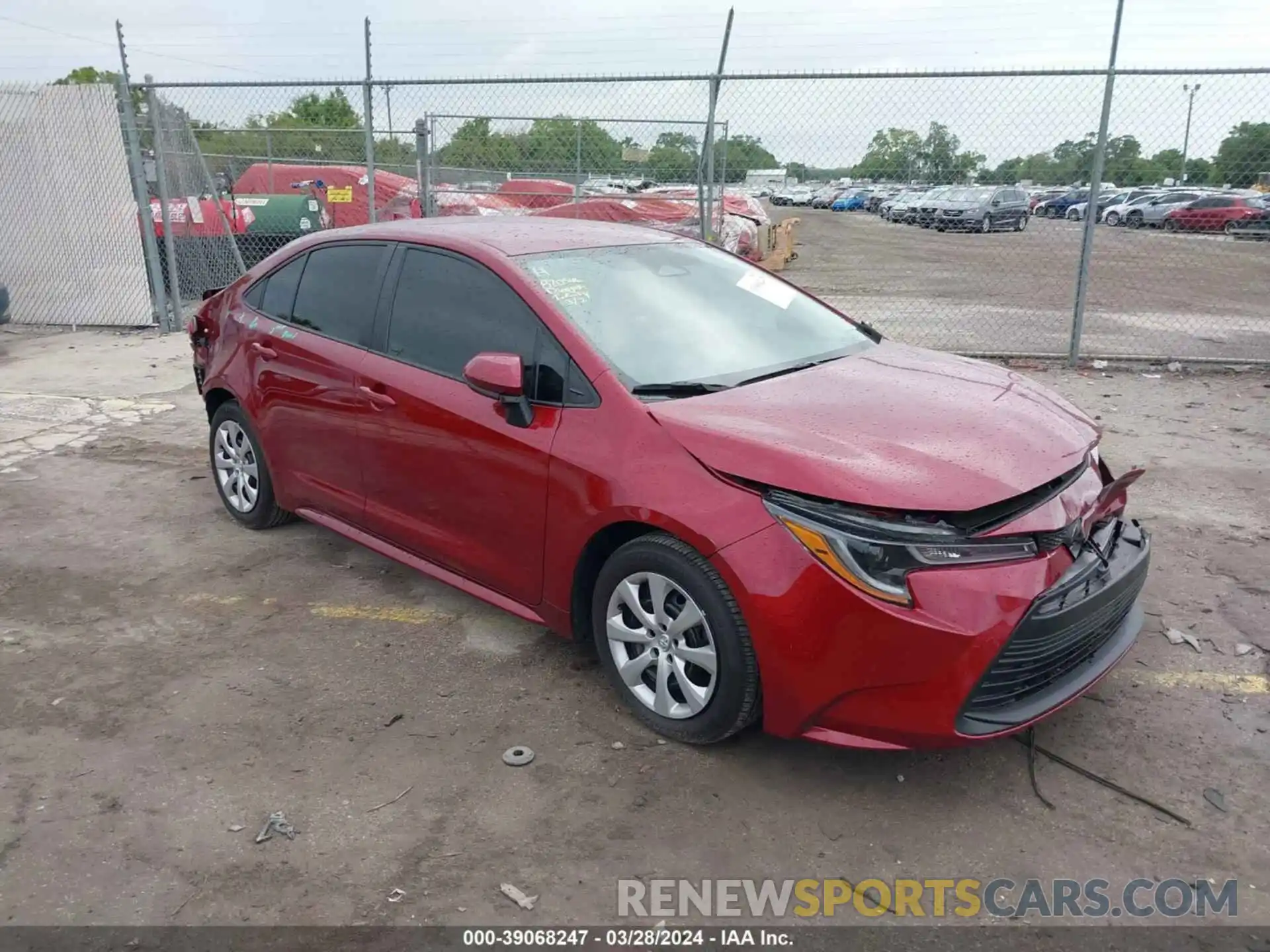 1 Photograph of a damaged car 5YFB4MDE8PP068511 TOYOTA COROLLA 2023