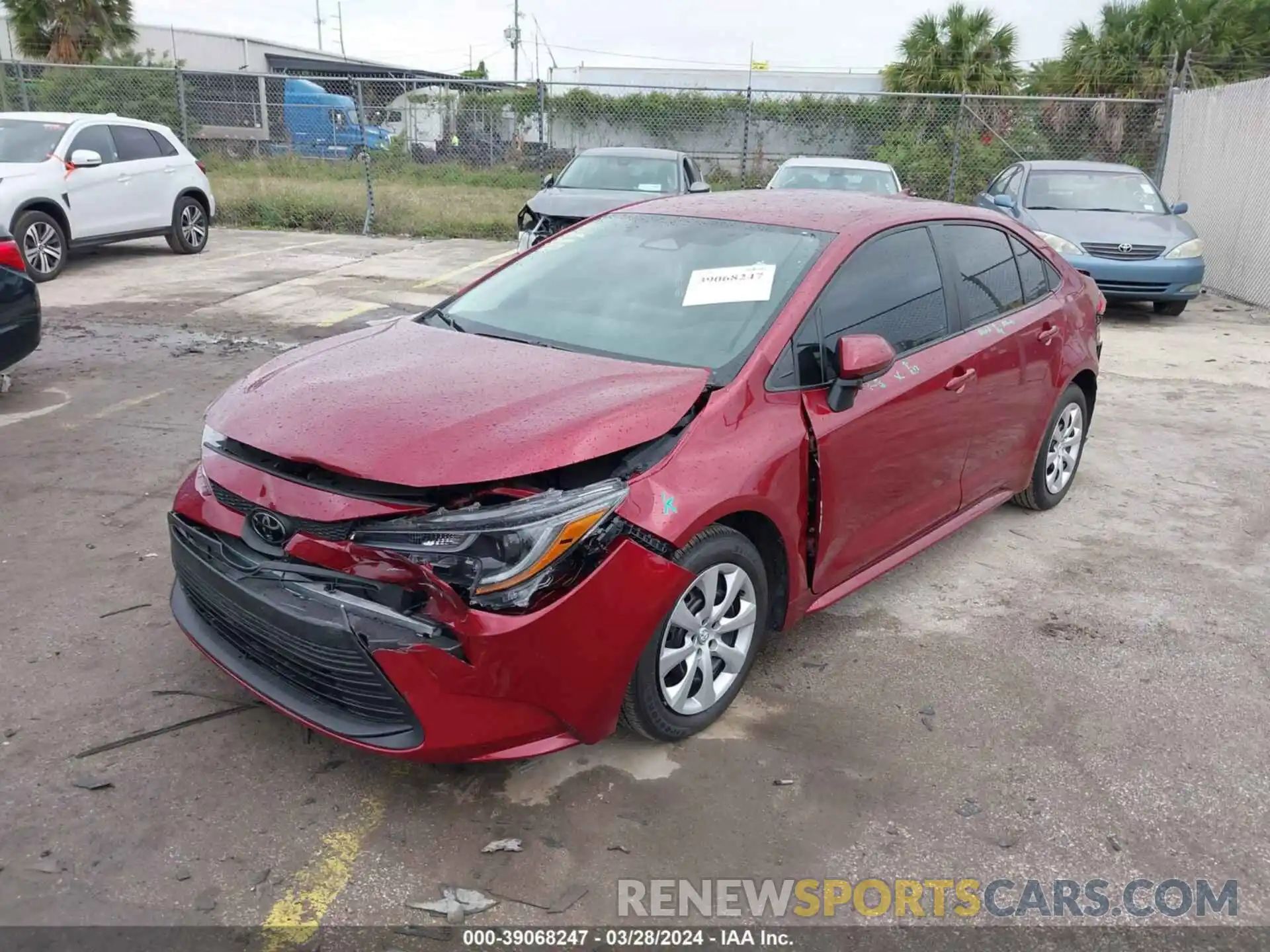 2 Photograph of a damaged car 5YFB4MDE8PP068511 TOYOTA COROLLA 2023