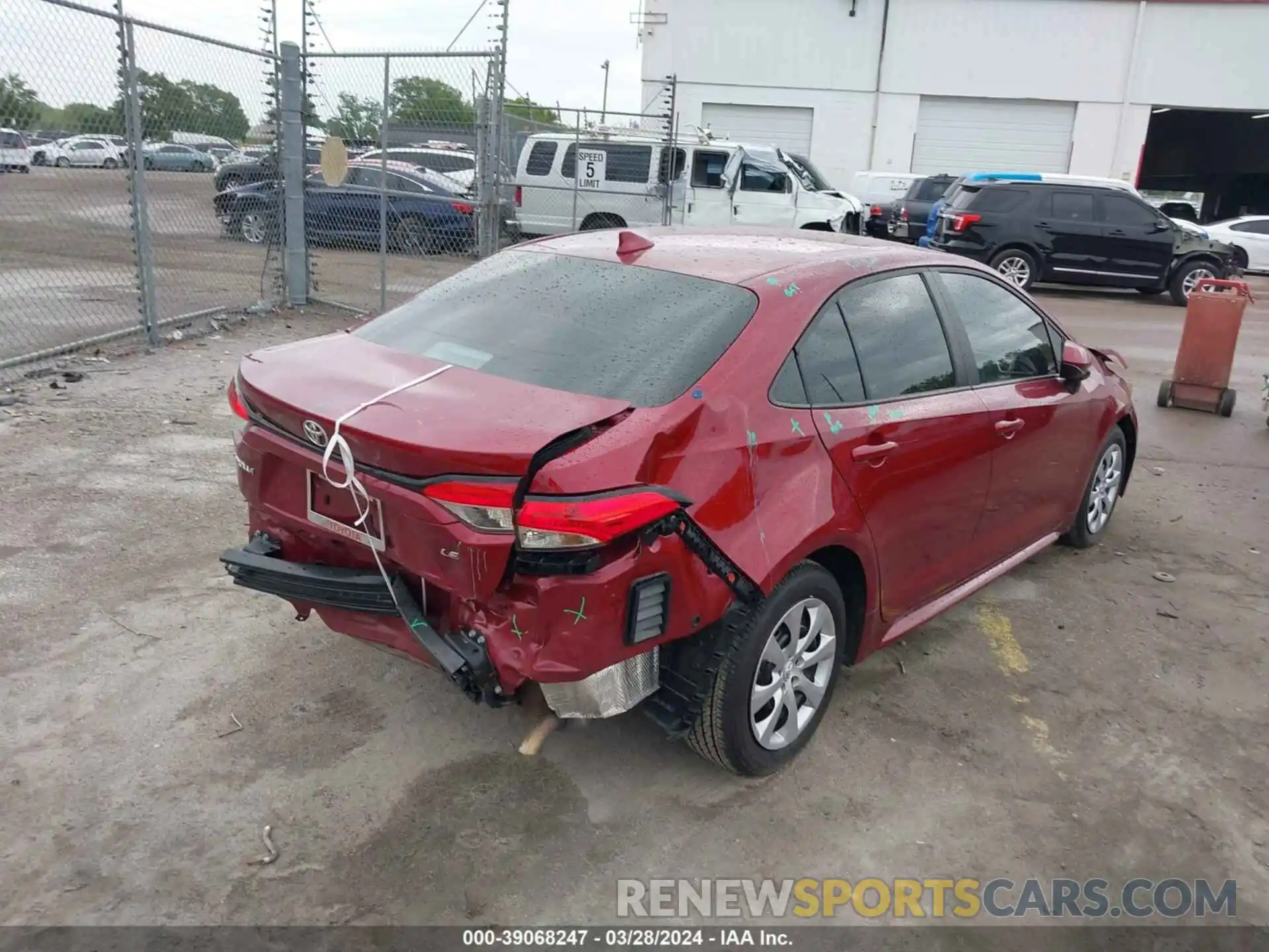 4 Photograph of a damaged car 5YFB4MDE8PP068511 TOYOTA COROLLA 2023