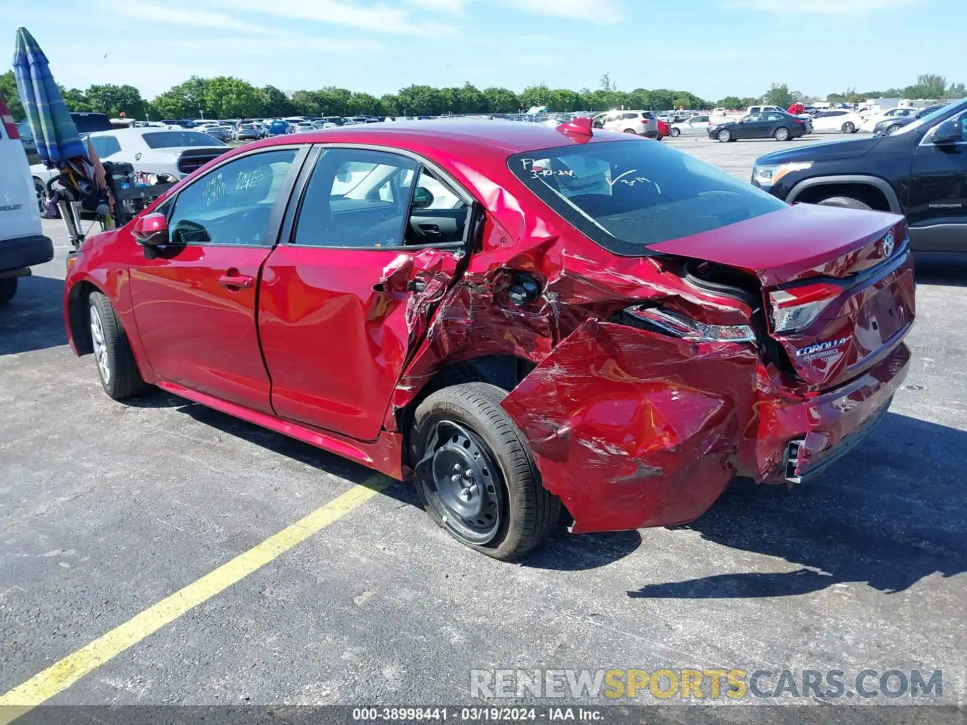 3 Photograph of a damaged car 5YFB4MDE8PP072283 TOYOTA COROLLA 2023