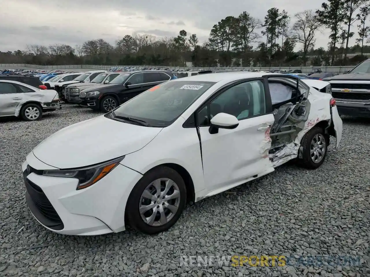 1 Photograph of a damaged car 5YFB4MDE8PP077290 TOYOTA COROLLA 2023