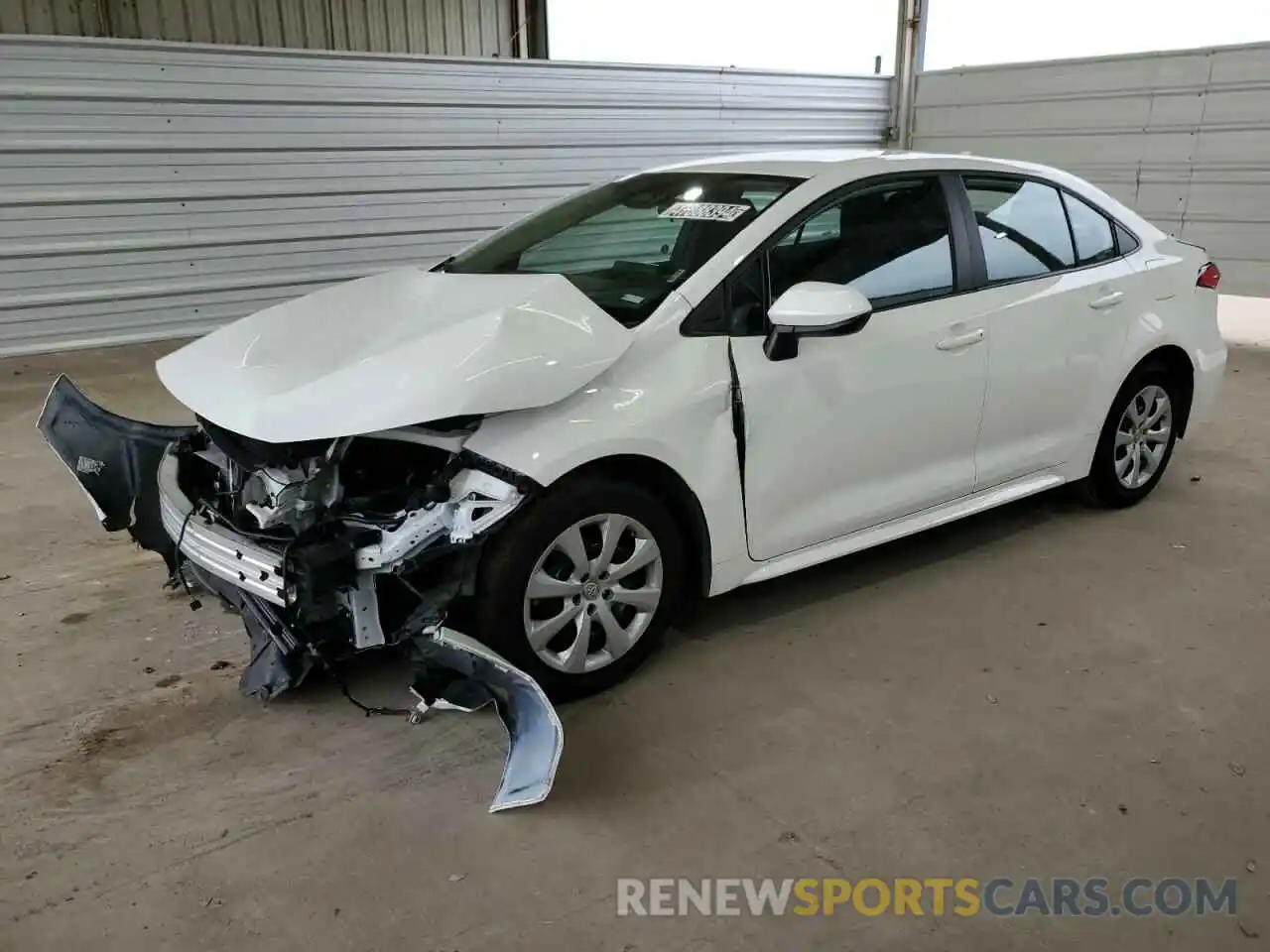 1 Photograph of a damaged car 5YFB4MDE9PP018376 TOYOTA COROLLA 2023