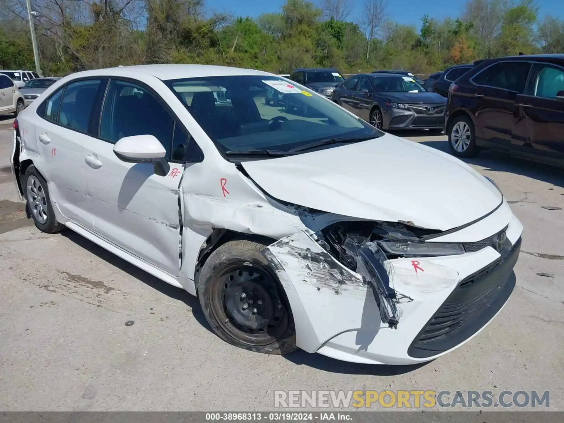 1 Photograph of a damaged car 5YFB4MDE9PP036263 TOYOTA COROLLA 2023