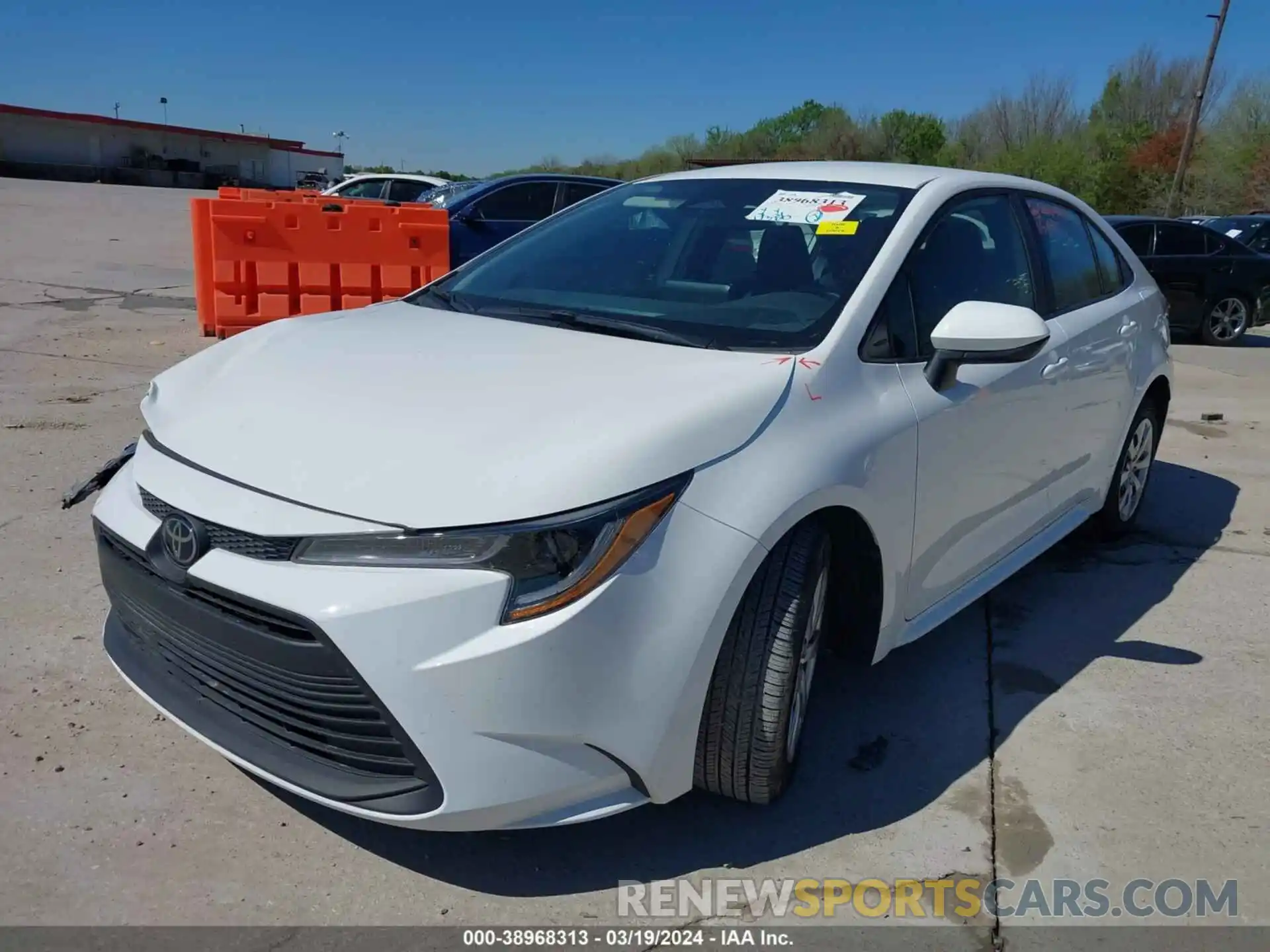 2 Photograph of a damaged car 5YFB4MDE9PP036263 TOYOTA COROLLA 2023