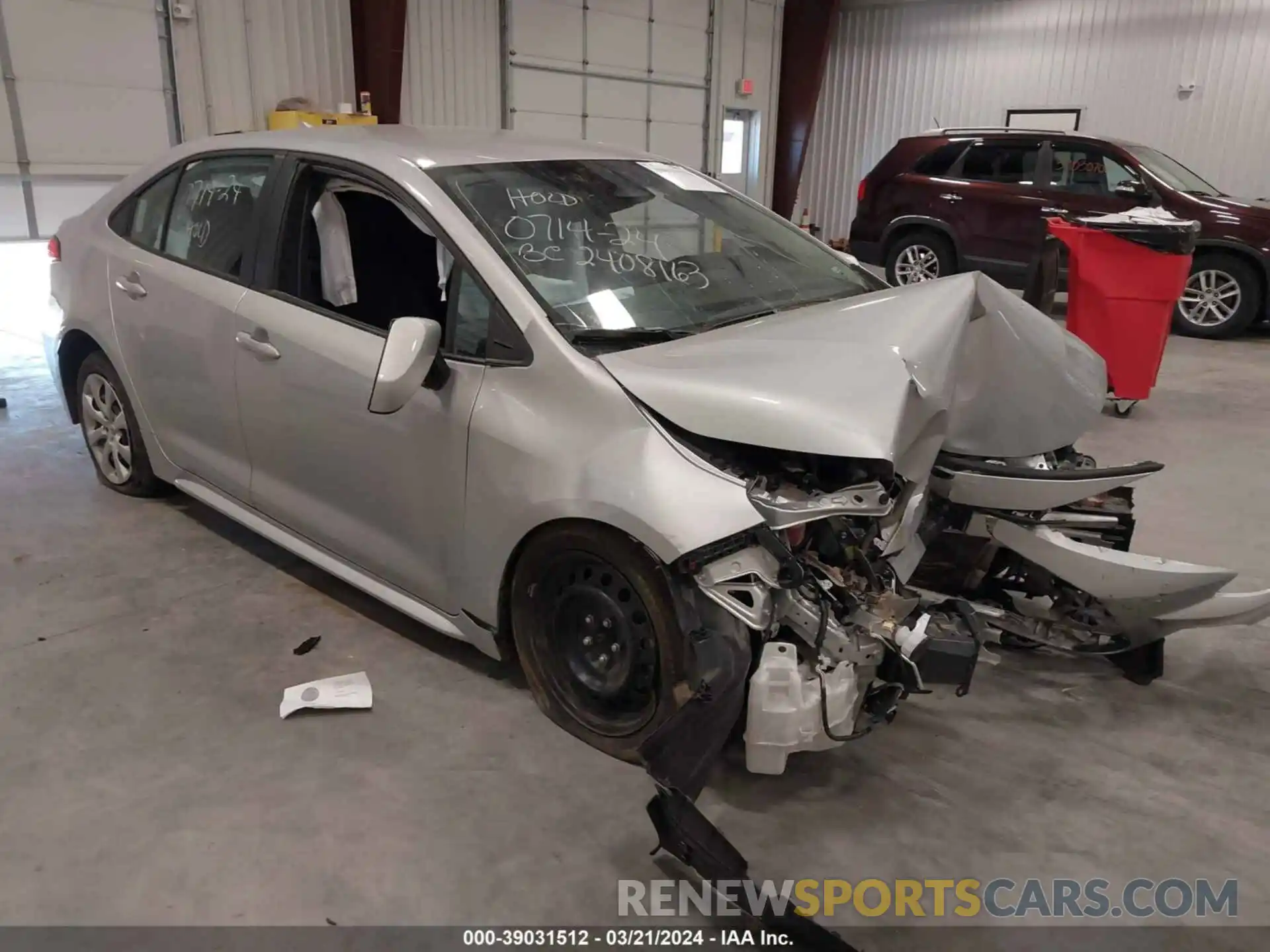 1 Photograph of a damaged car 5YFB4MDE9PP049756 TOYOTA COROLLA 2023