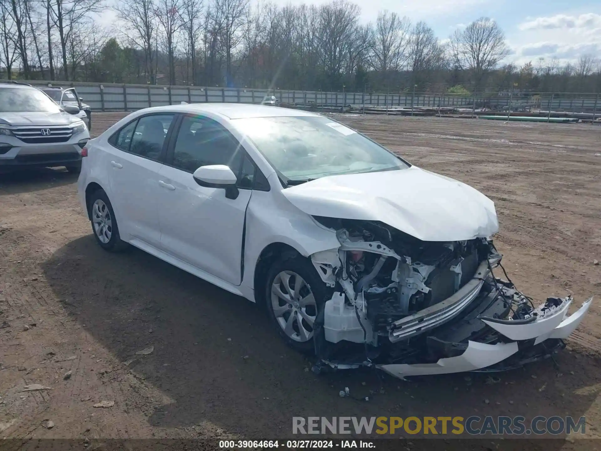 1 Photograph of a damaged car 5YFB4MDEXPP013686 TOYOTA COROLLA 2023