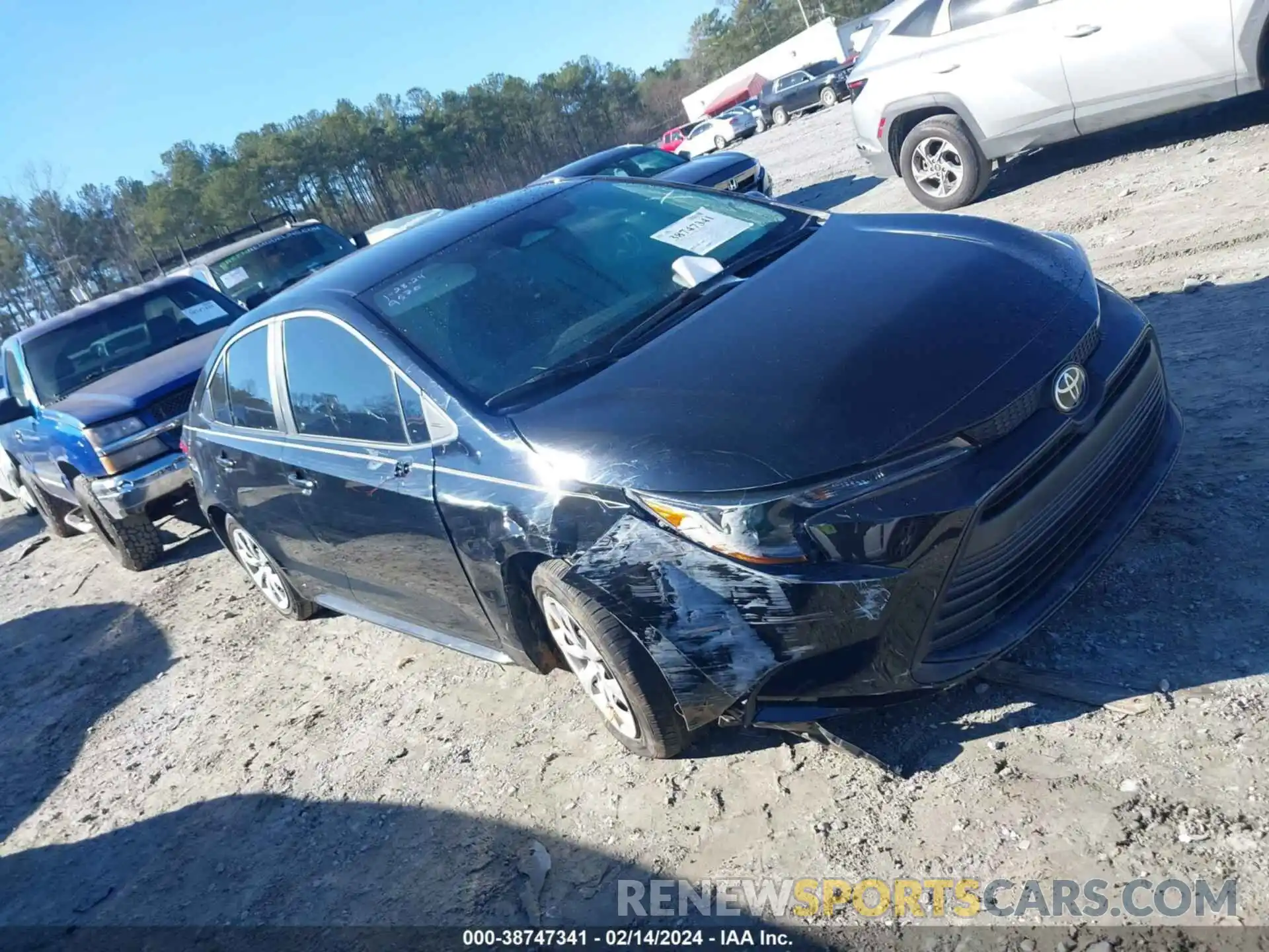 1 Photograph of a damaged car 5YFB4MDEXPP019570 TOYOTA COROLLA 2023