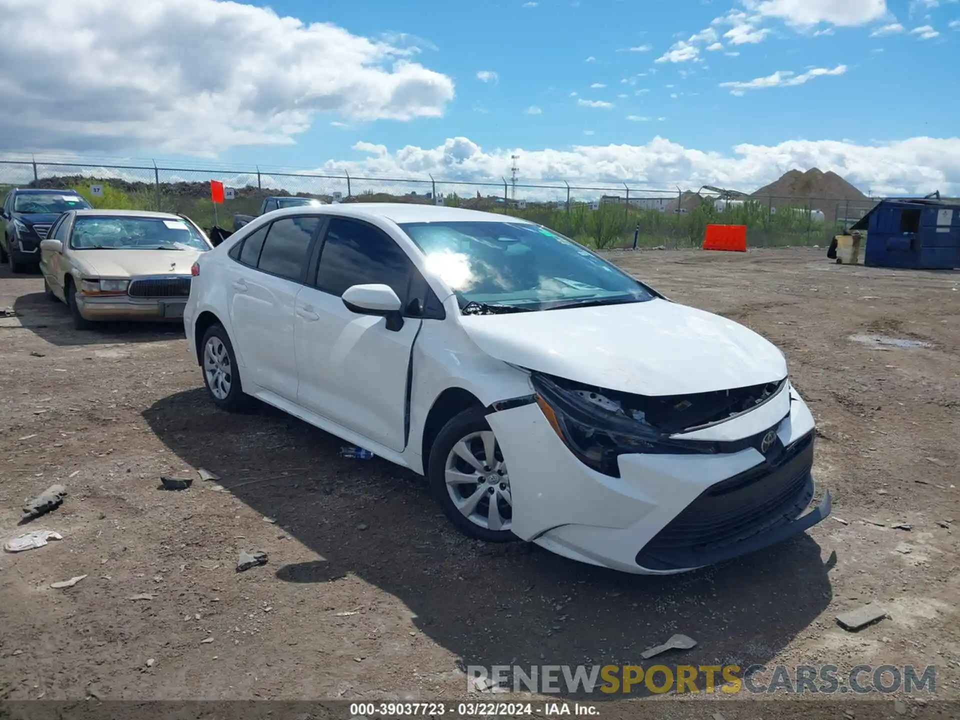 1 Photograph of a damaged car 5YFB4MDEXPP039253 TOYOTA COROLLA 2023