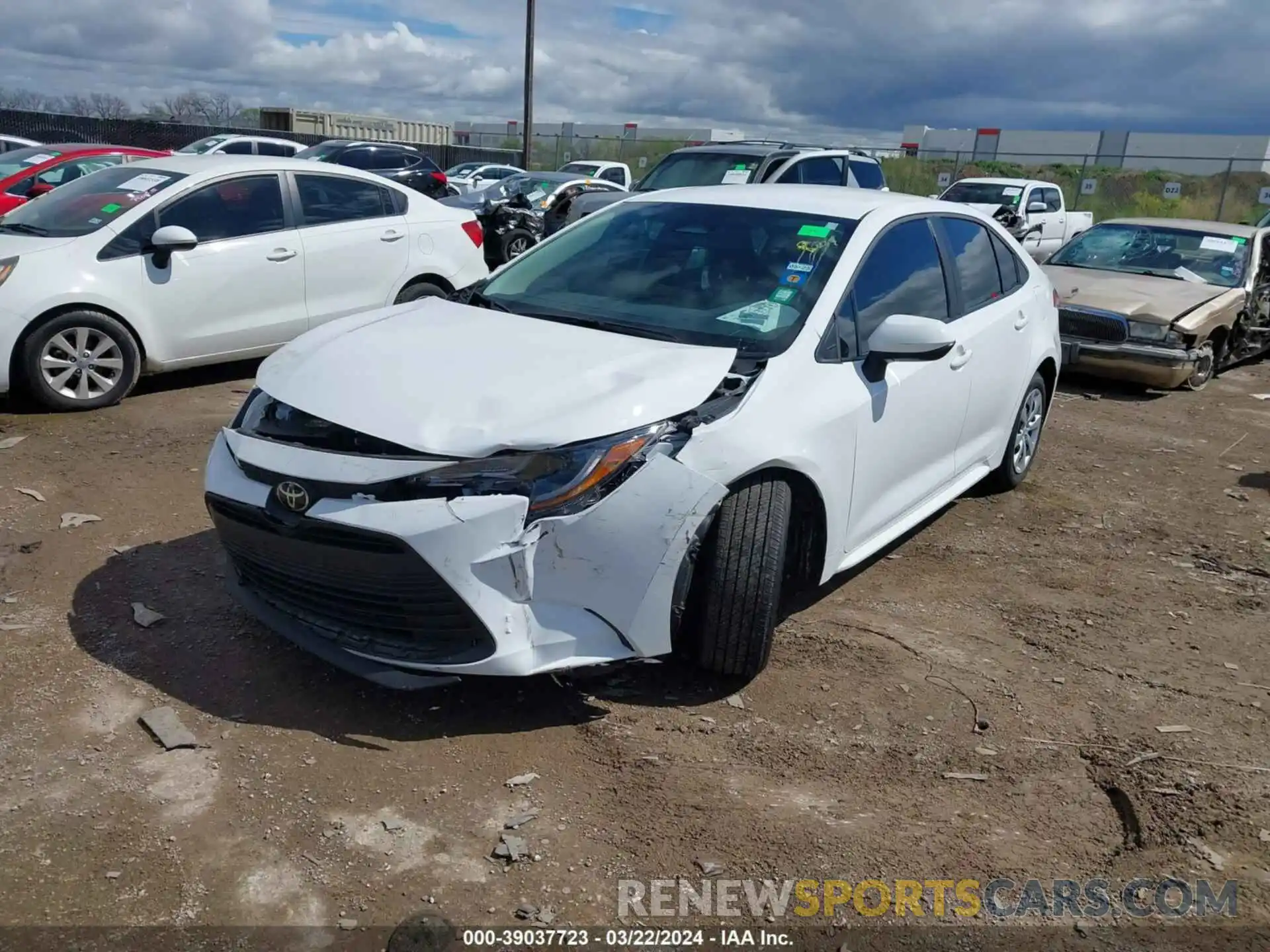 2 Photograph of a damaged car 5YFB4MDEXPP039253 TOYOTA COROLLA 2023