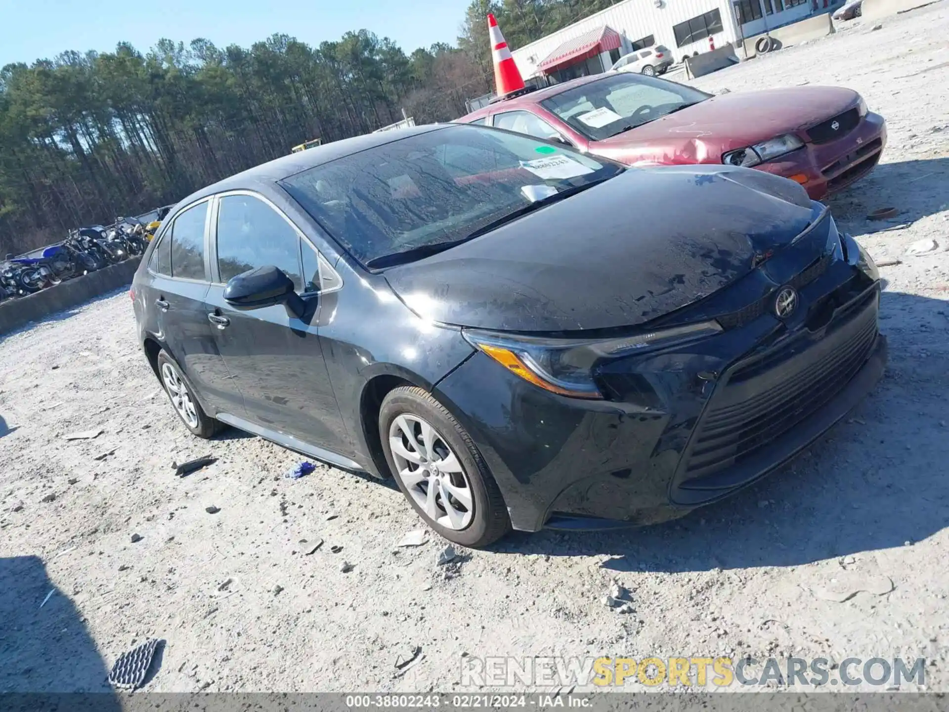 1 Photograph of a damaged car 5YFB4MDEXPP040581 TOYOTA COROLLA 2023