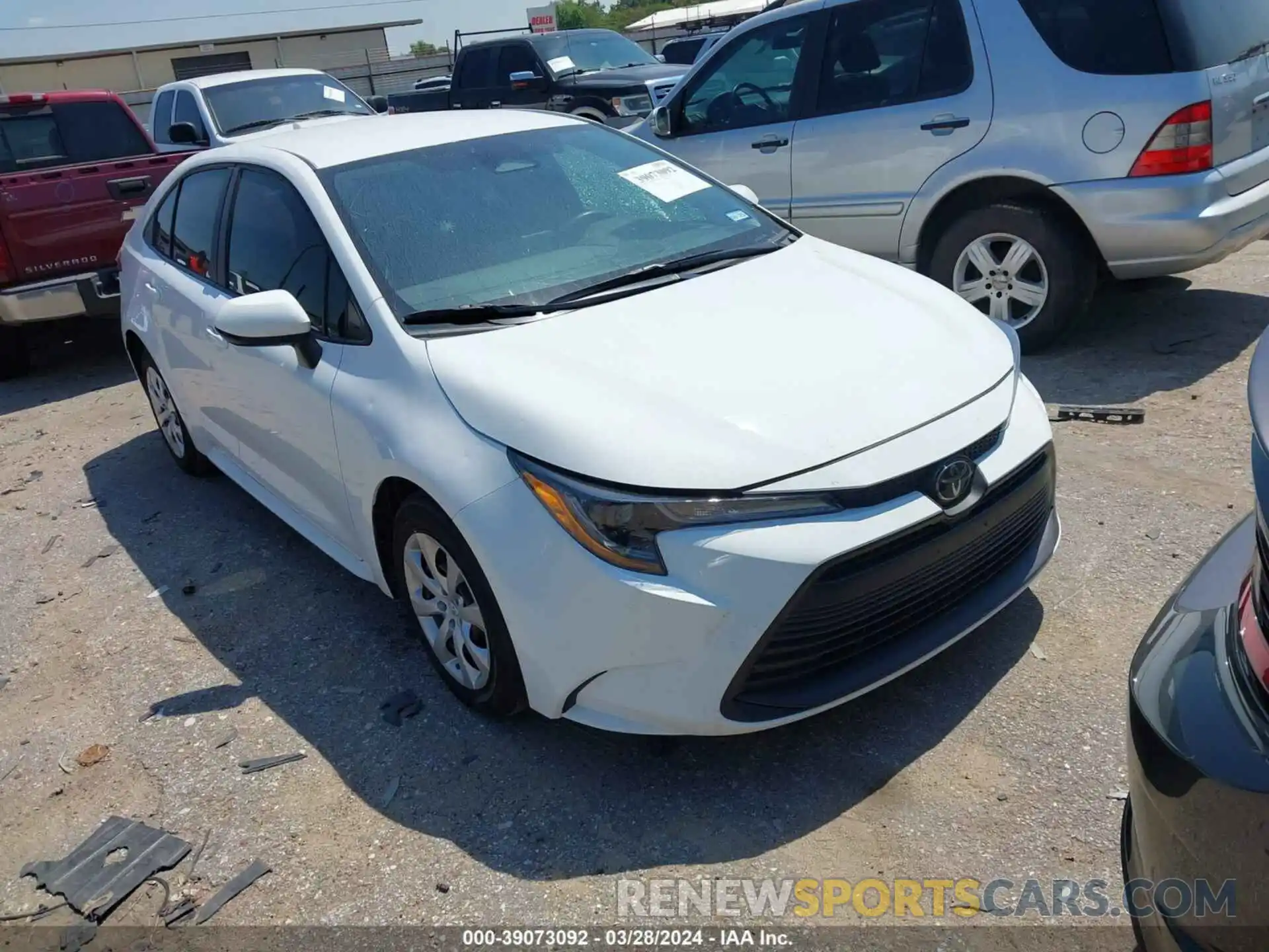 1 Photograph of a damaged car 5YFB4MDEXPP066811 TOYOTA COROLLA 2023