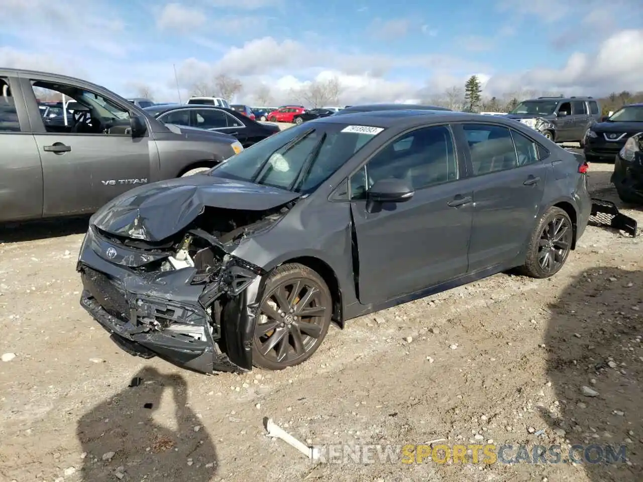 1 Photograph of a damaged car 5YFP4MCE1PP157246 TOYOTA COROLLA 2023