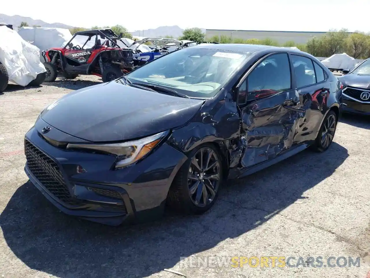 1 Photograph of a damaged car 5YFP4MCEXPP159125 TOYOTA COROLLA 2023