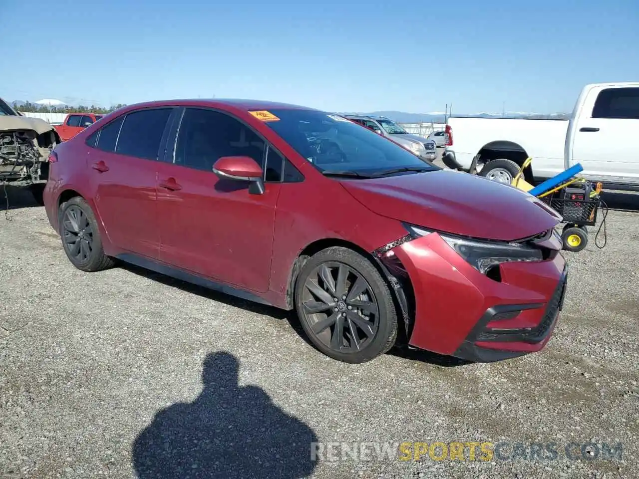 4 Photograph of a damaged car 5YFS4MCE0PP148581 TOYOTA COROLLA 2023