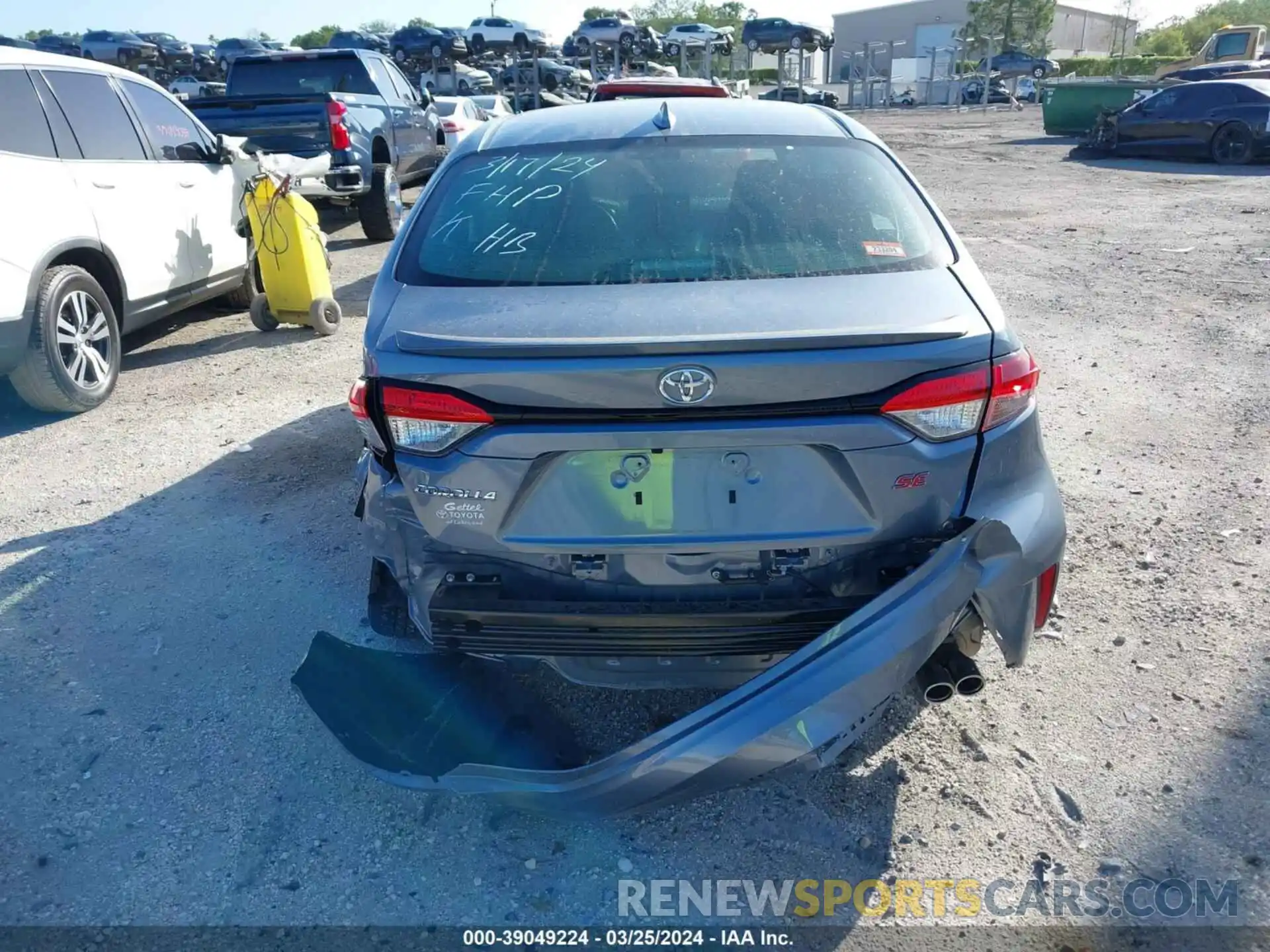 16 Photograph of a damaged car 5YFS4MCE0PP153781 TOYOTA COROLLA 2023