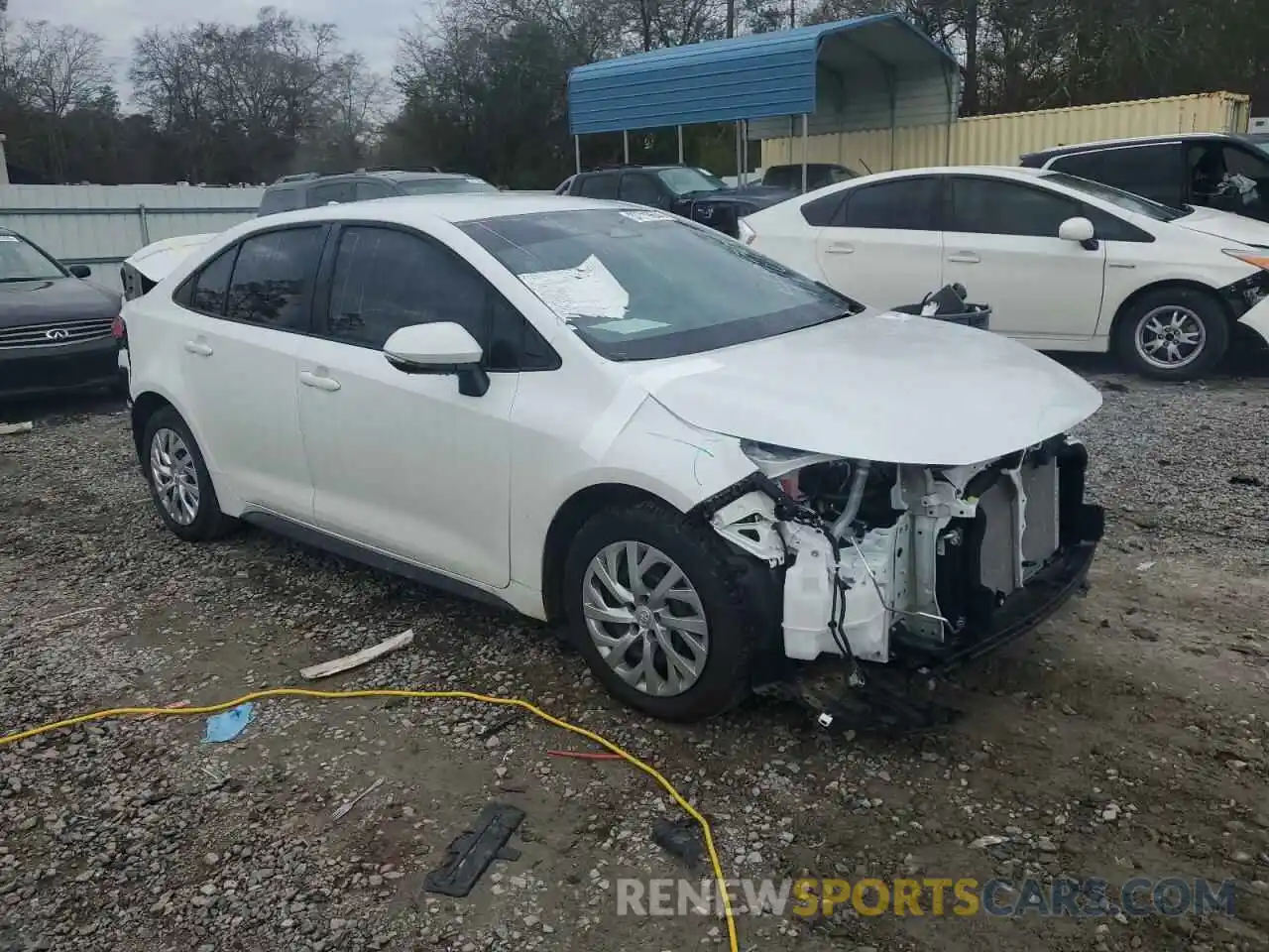 4 Photograph of a damaged car 5YFS4MCE1PP151831 TOYOTA COROLLA 2023