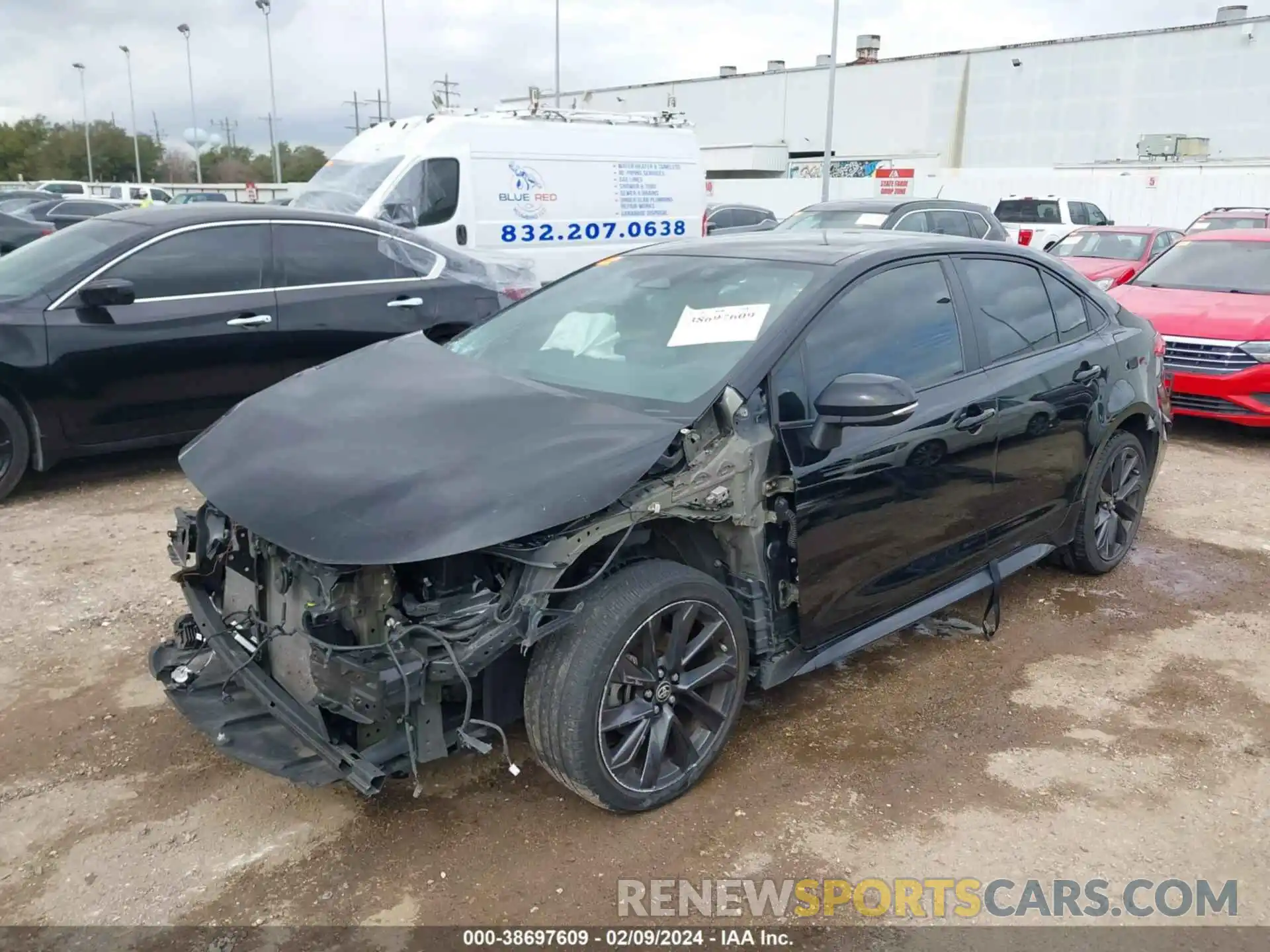 2 Photograph of a damaged car 5YFS4MCE2PP139672 TOYOTA COROLLA 2023