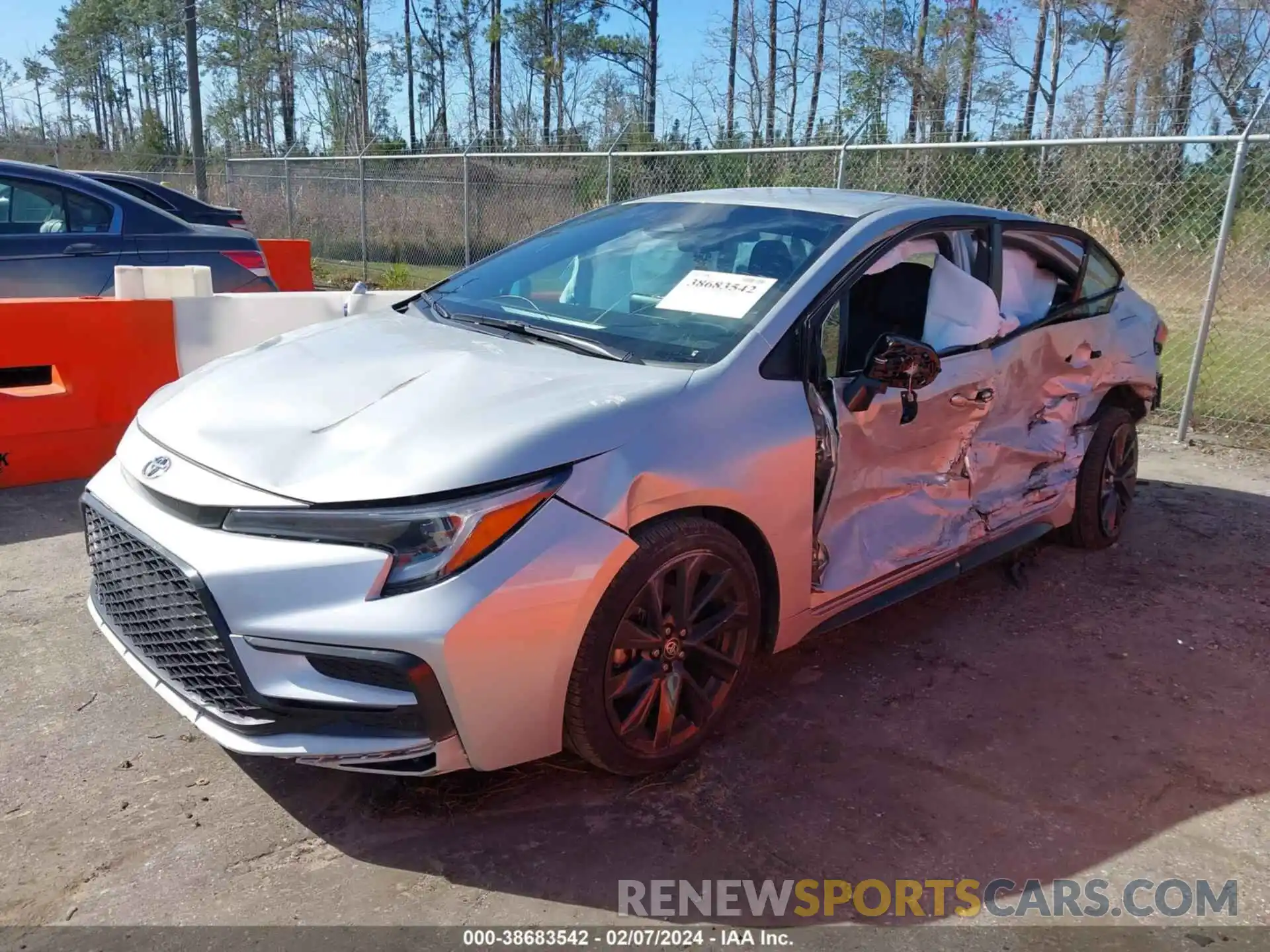 2 Photograph of a damaged car 5YFS4MCE3PP151829 TOYOTA COROLLA 2023