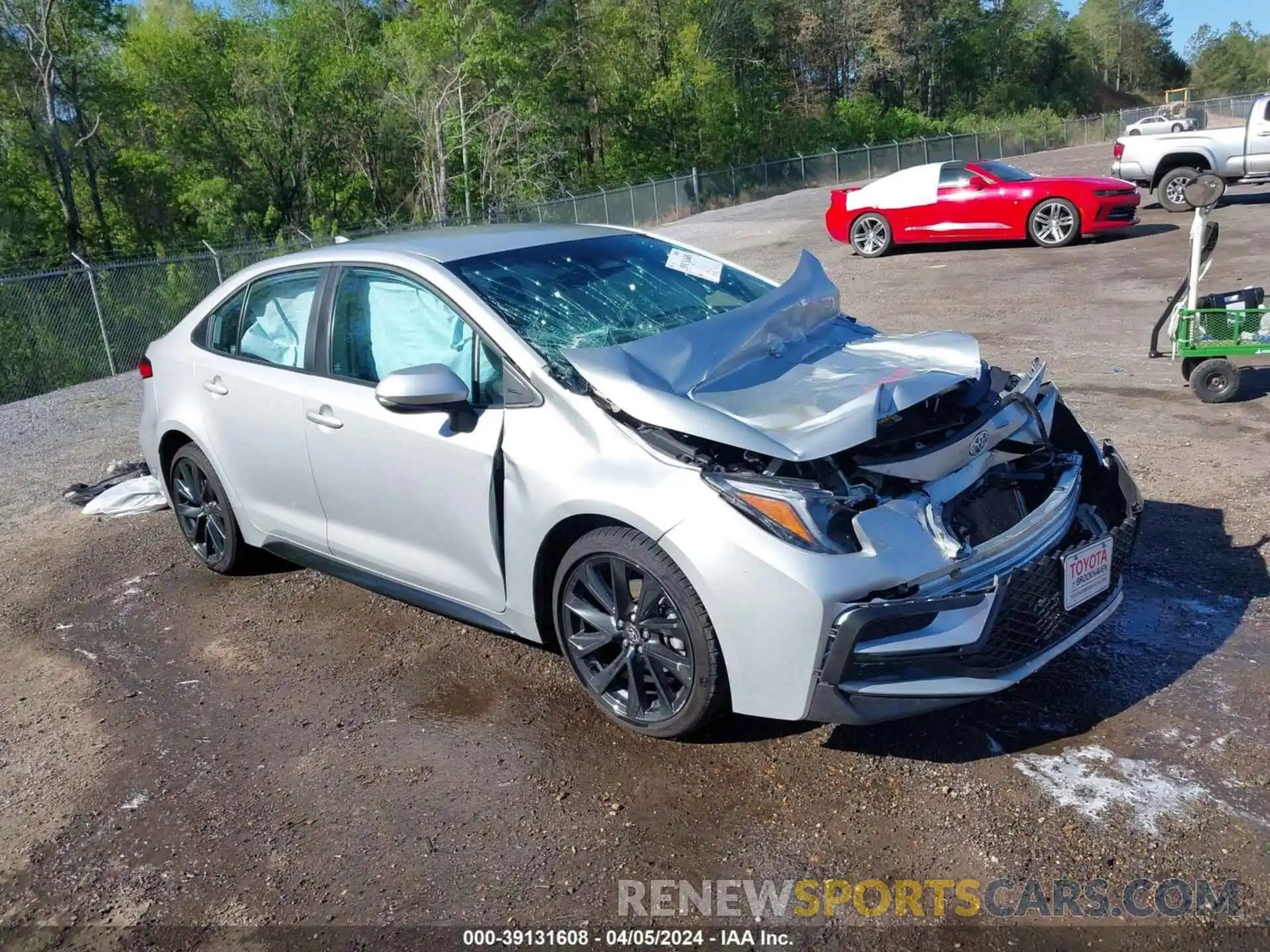 1 Photograph of a damaged car 5YFS4MCE5PP158846 TOYOTA COROLLA 2023