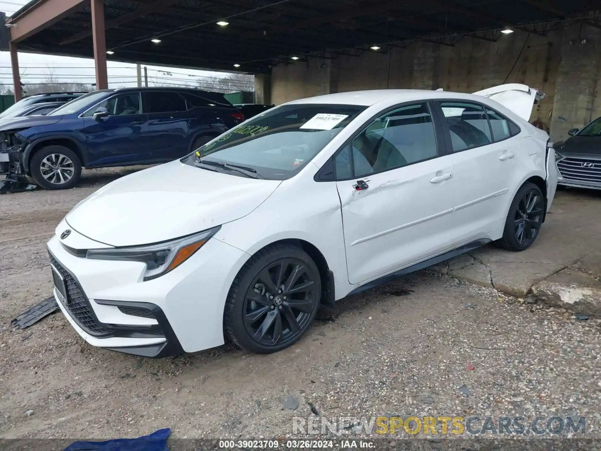 2 Photograph of a damaged car 5YFS4MCE7PP165958 TOYOTA COROLLA 2023