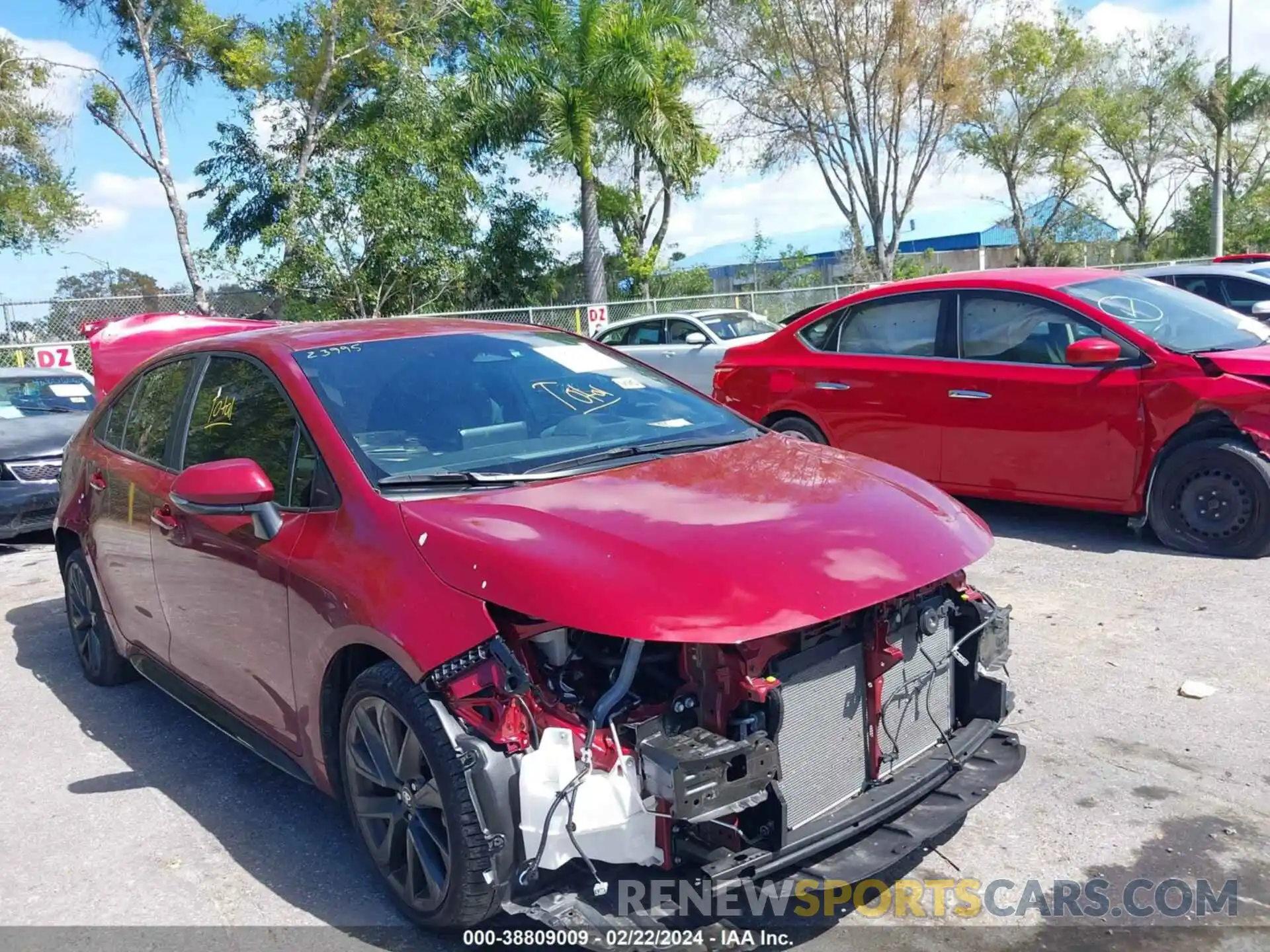 1 Photograph of a damaged car 5YFS4MCE8PP149655 TOYOTA COROLLA 2023