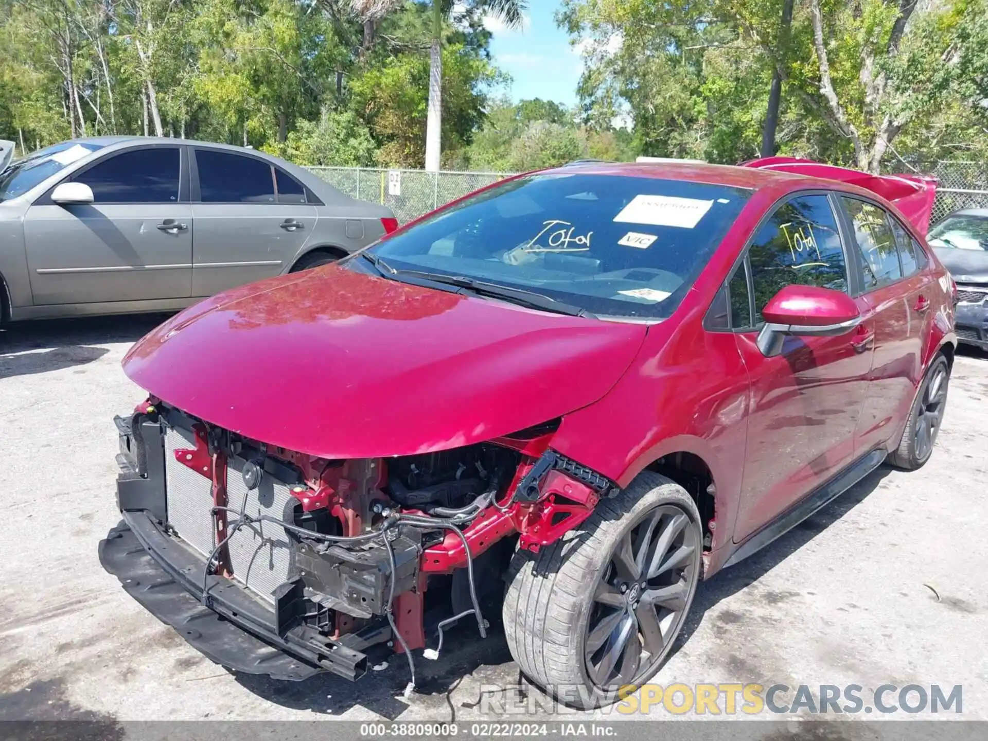 2 Photograph of a damaged car 5YFS4MCE8PP149655 TOYOTA COROLLA 2023