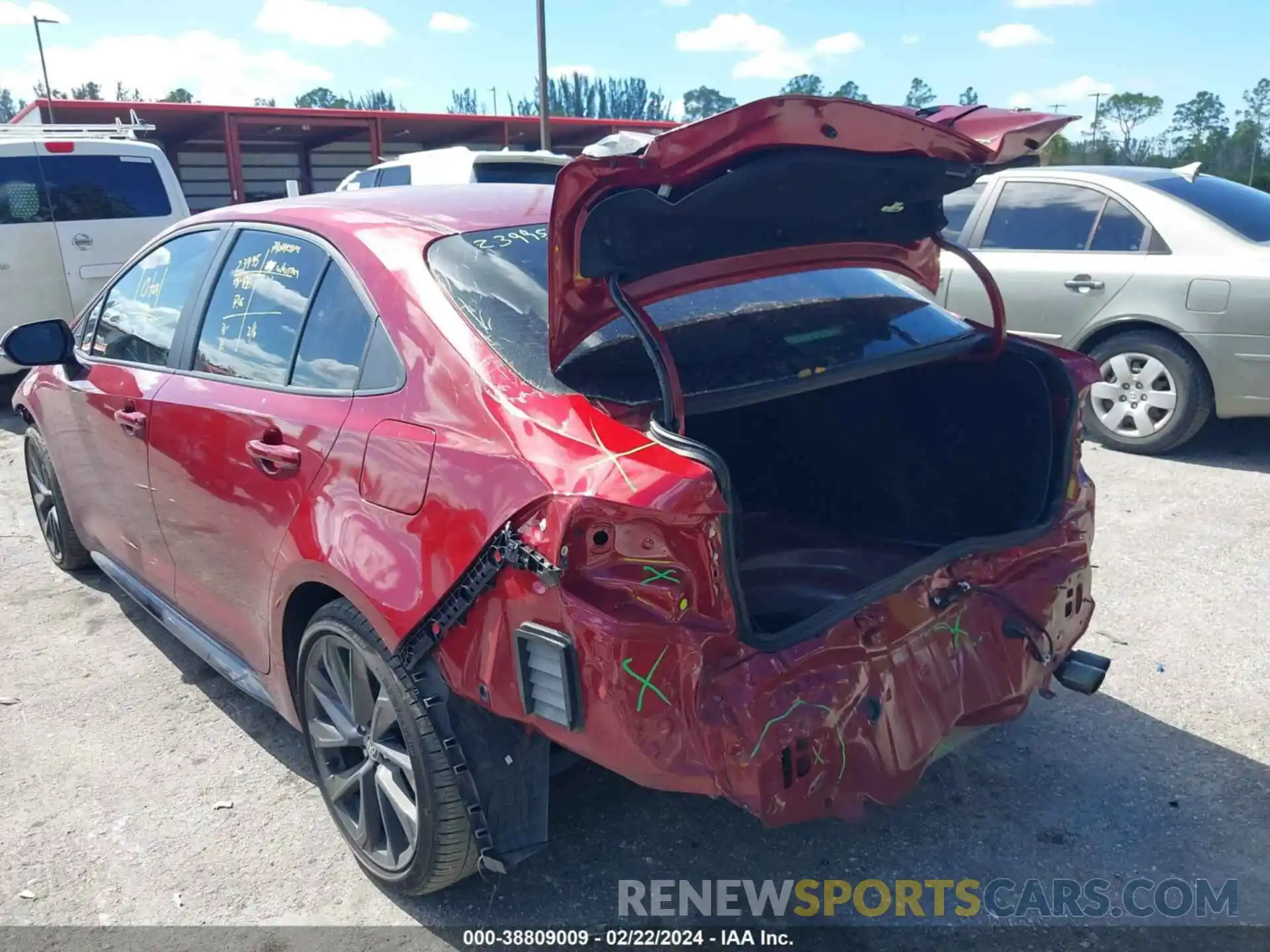 3 Photograph of a damaged car 5YFS4MCE8PP149655 TOYOTA COROLLA 2023