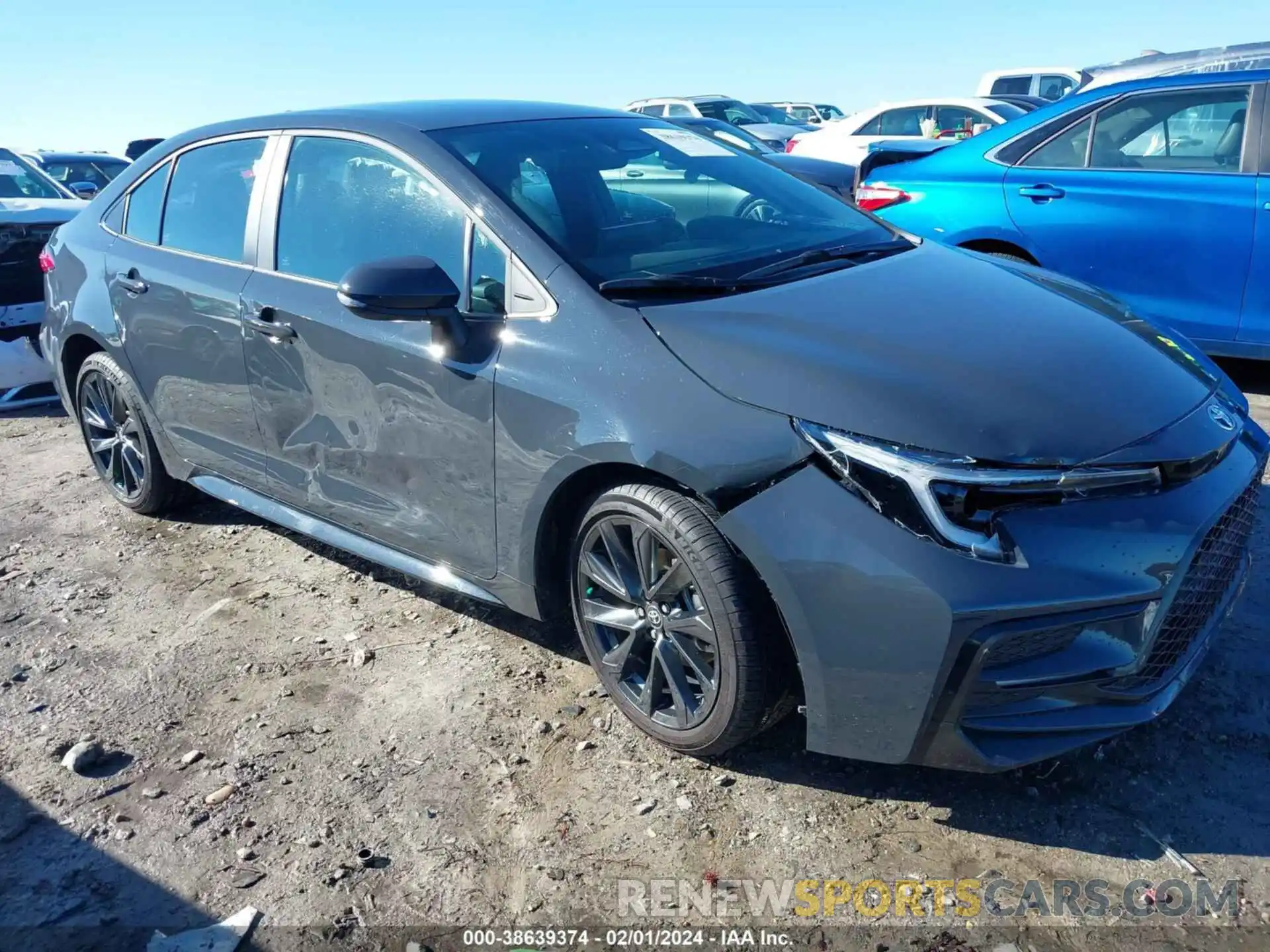 1 Photograph of a damaged car 5YFS4MCE8PP159912 TOYOTA COROLLA 2023