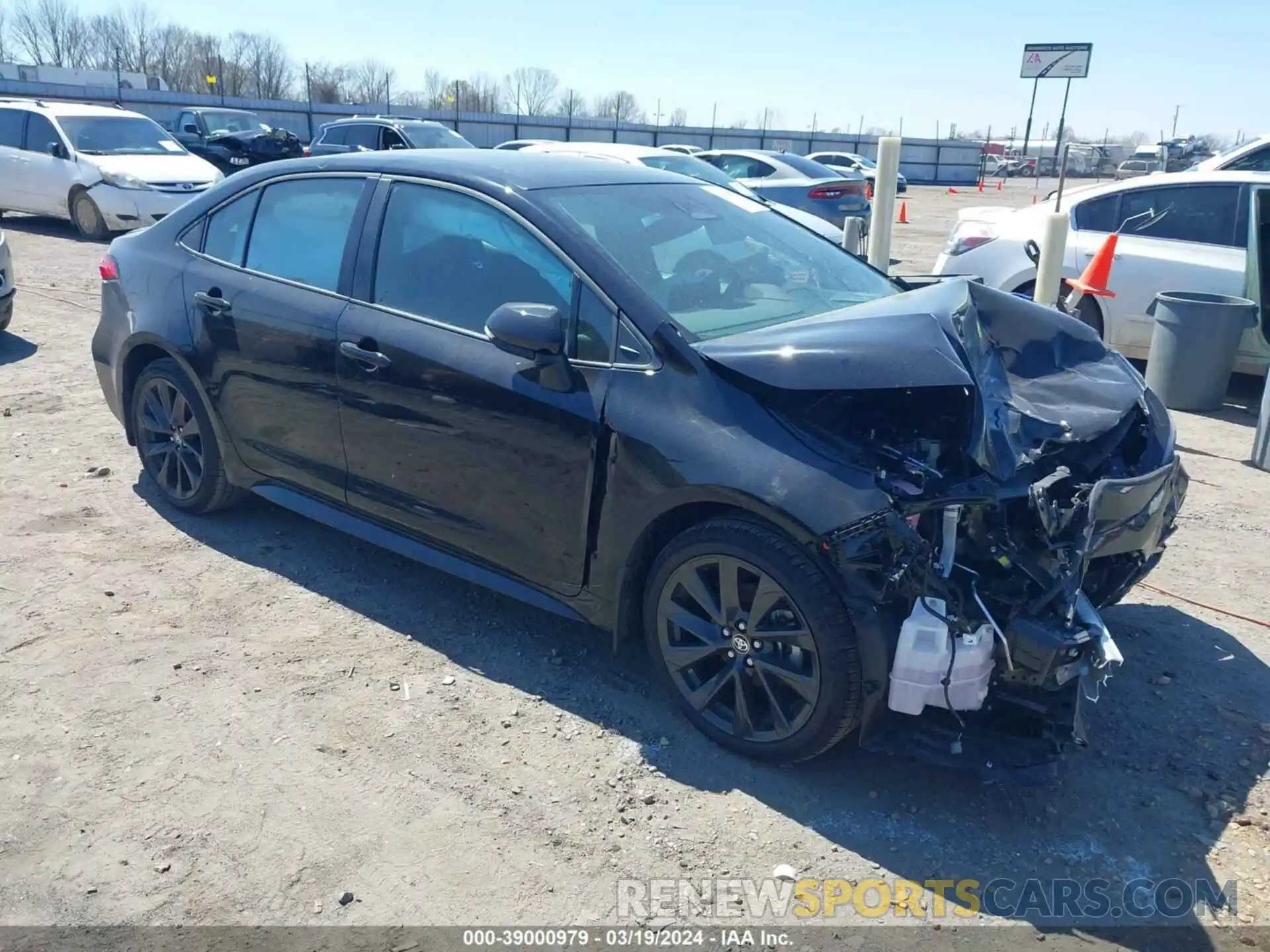 1 Photograph of a damaged car 5YFS4MCE9PP158428 TOYOTA COROLLA 2023