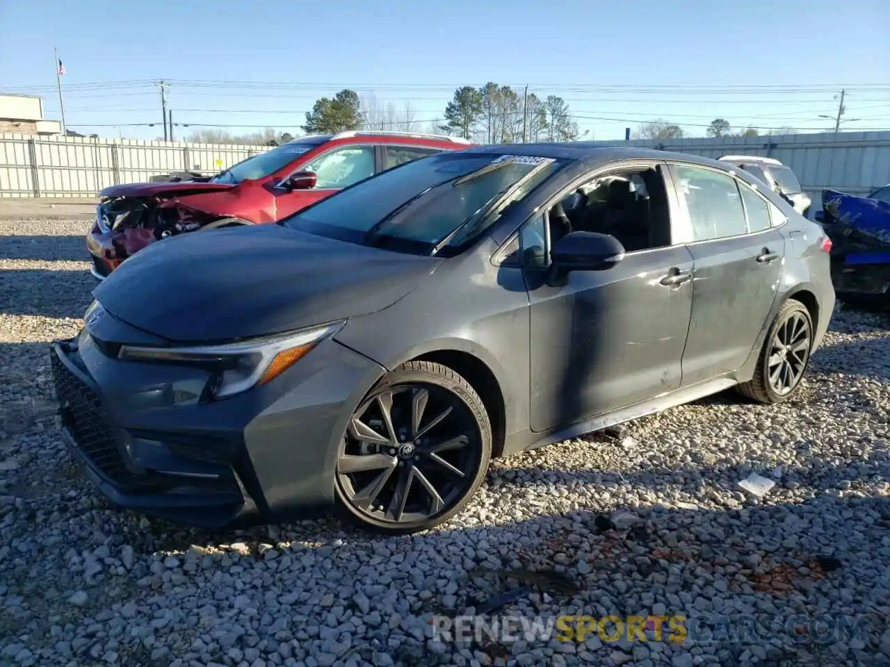 1 Photograph of a damaged car 5YFT4MCE0PP157995 TOYOTA COROLLA 2023