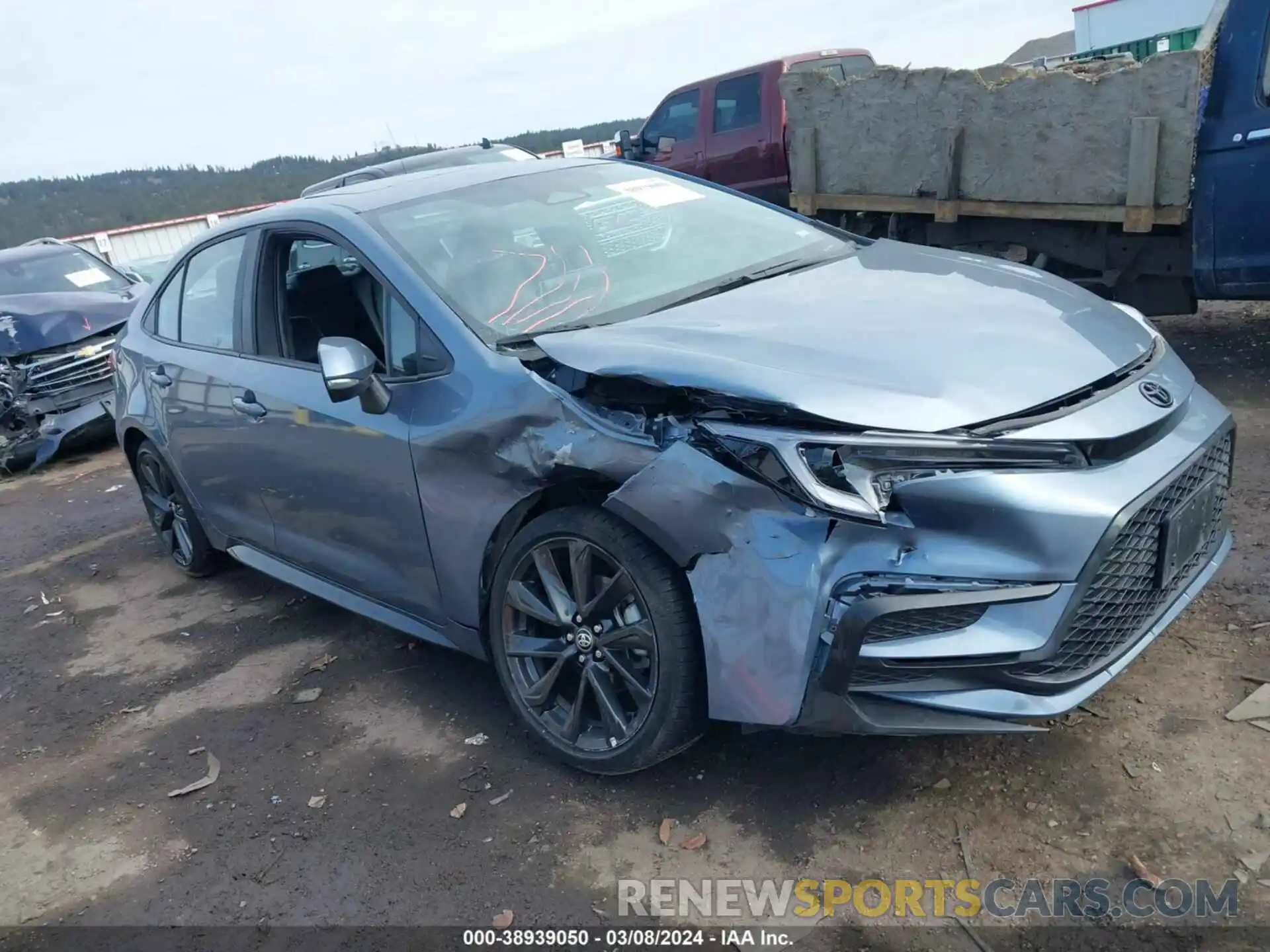 1 Photograph of a damaged car 5YFT4MCE3PP151348 TOYOTA COROLLA 2023