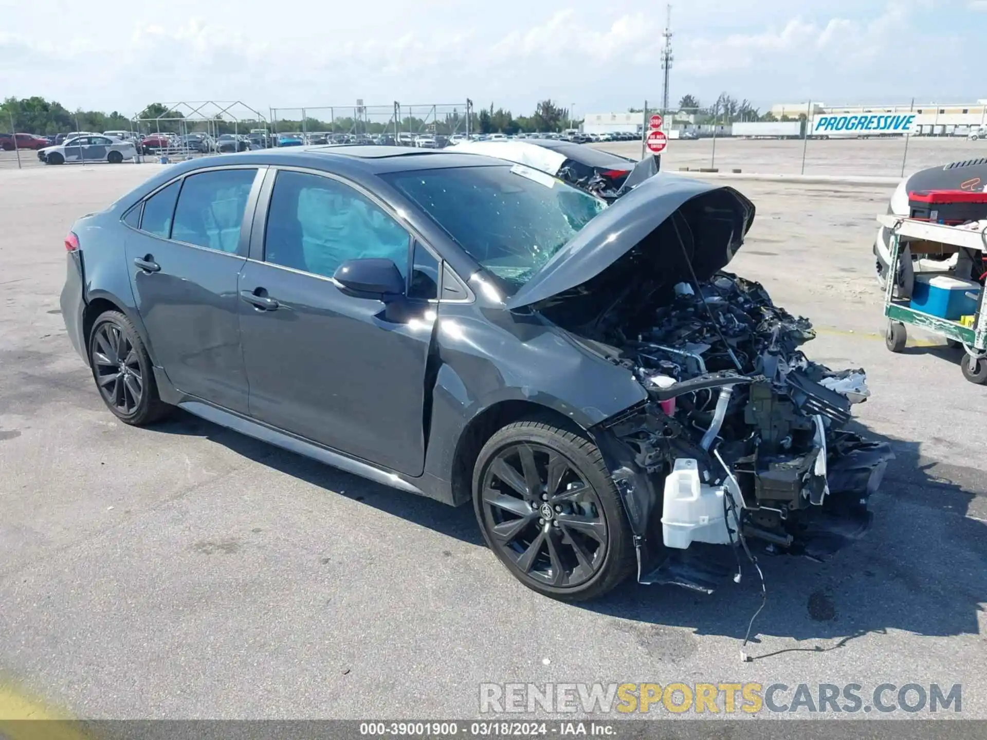 1 Photograph of a damaged car 5YFT4MCE3PP166593 TOYOTA COROLLA 2023