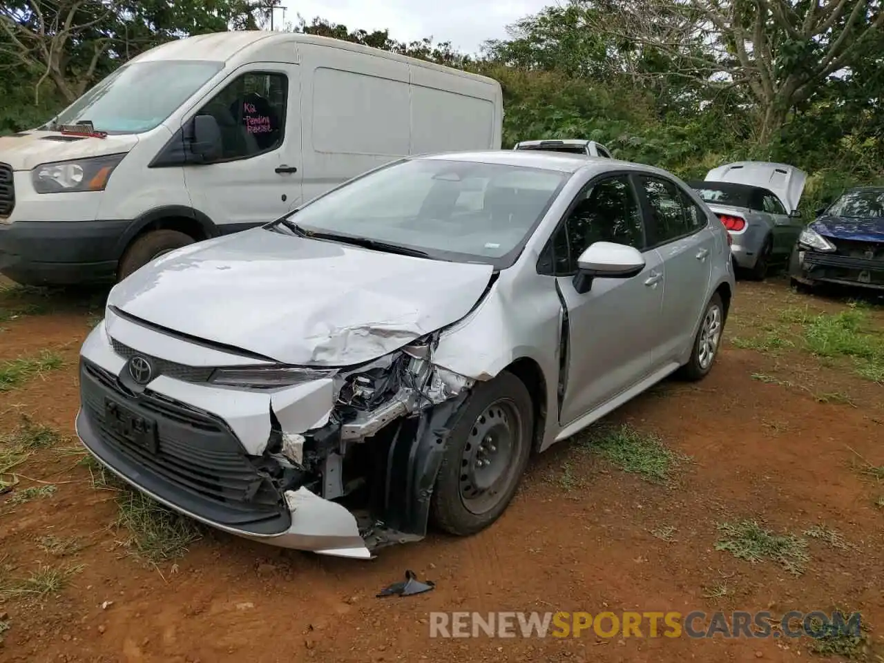 1 Photograph of a damaged car JTDB4MEE0P3004289 TOYOTA COROLLA 2023