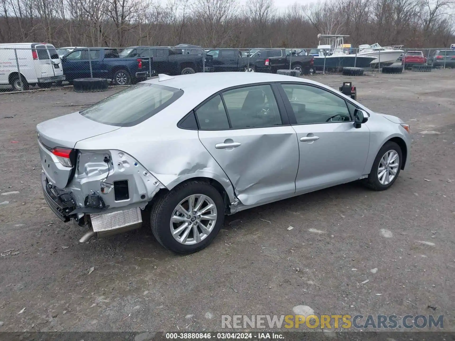 4 Photograph of a damaged car JTDB4MEE0P3010433 TOYOTA COROLLA 2023