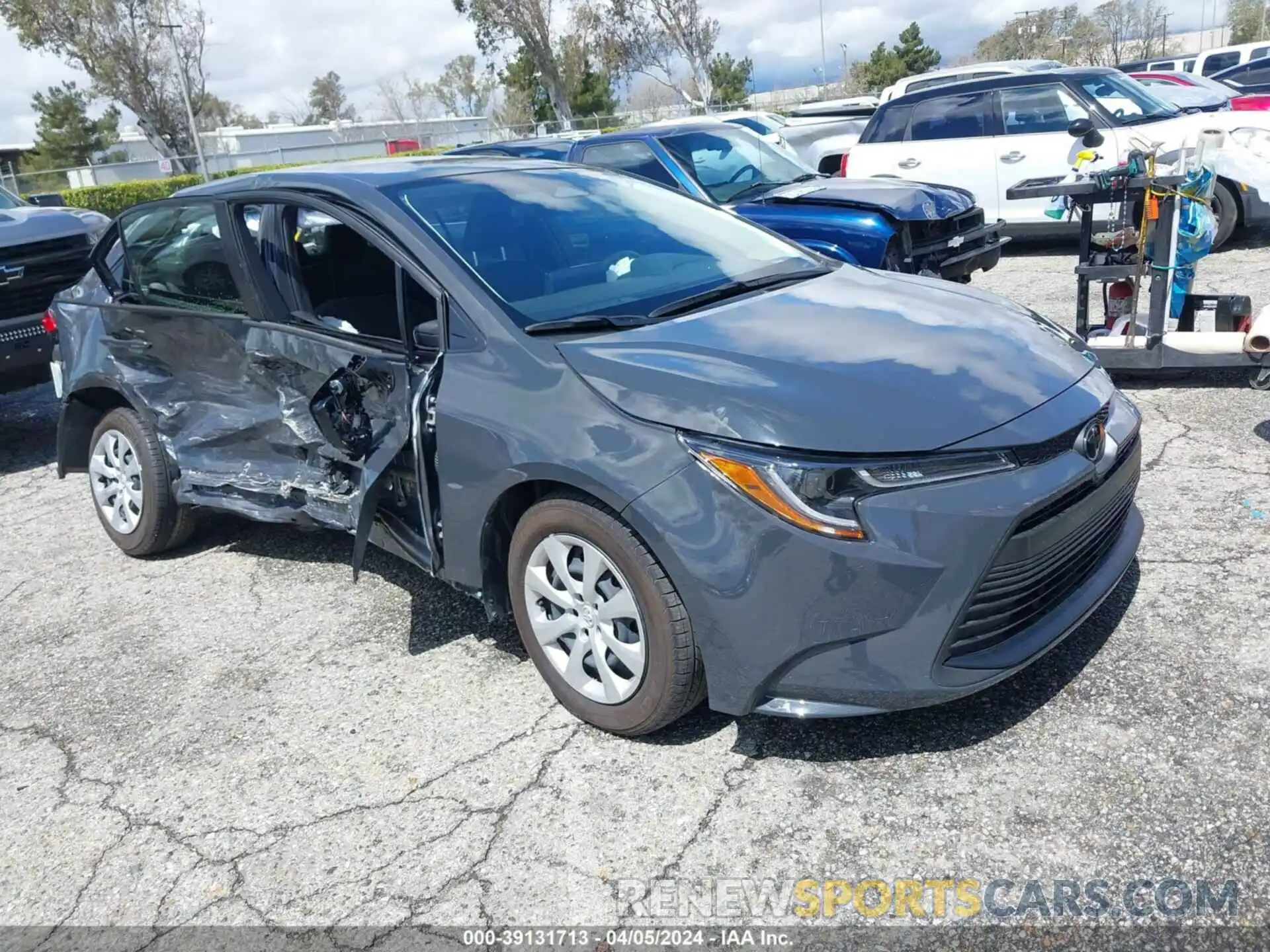 1 Photograph of a damaged car JTDB4MEE0P3010626 TOYOTA COROLLA 2023