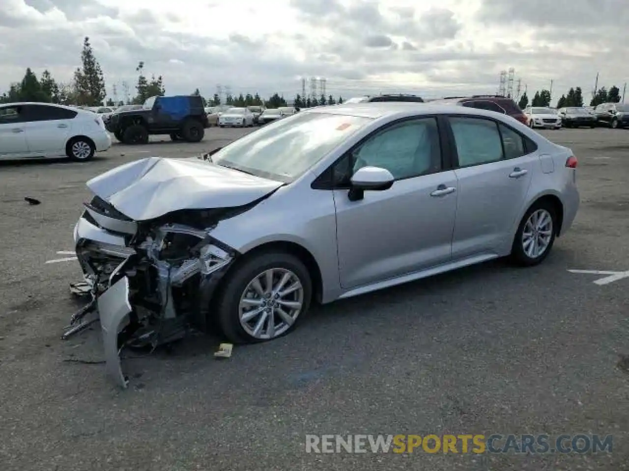 1 Photograph of a damaged car JTDB4MEE0P3015602 TOYOTA COROLLA 2023