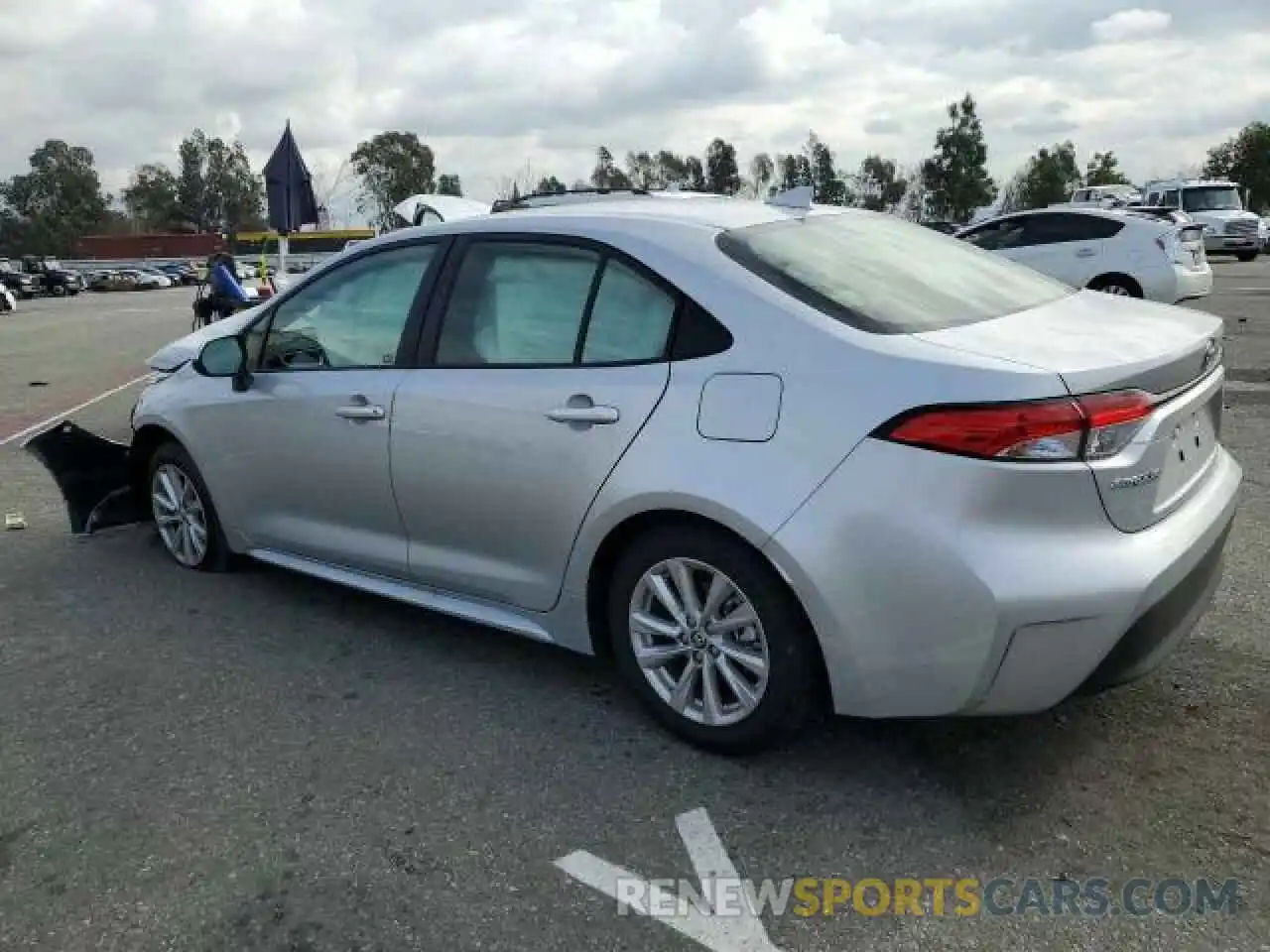 2 Photograph of a damaged car JTDB4MEE0P3015602 TOYOTA COROLLA 2023