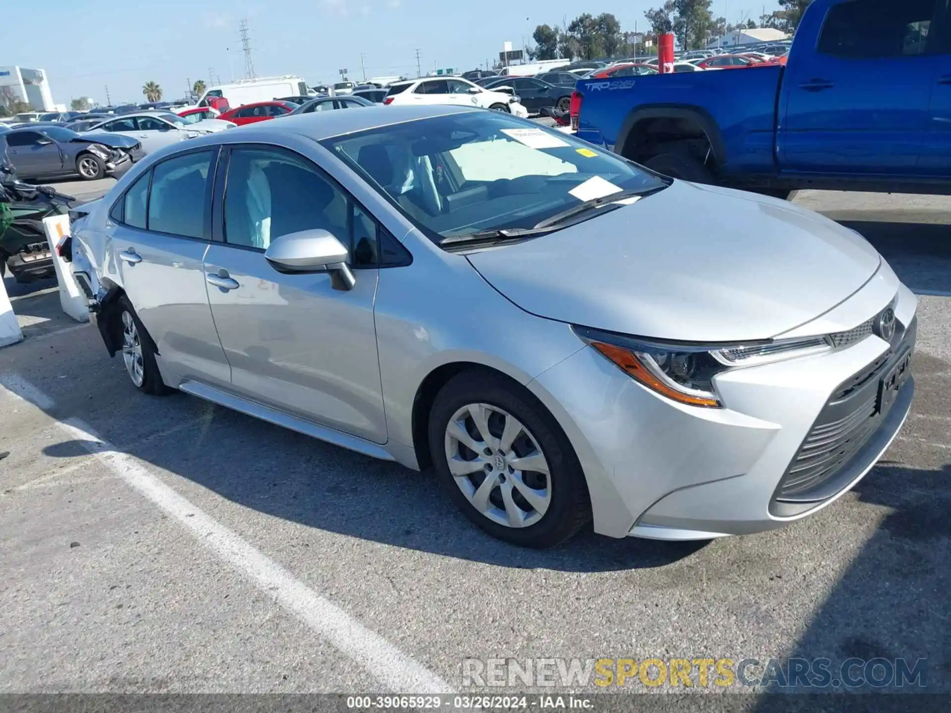 1 Photograph of a damaged car JTDB4MEE0PJ007401 TOYOTA COROLLA 2023