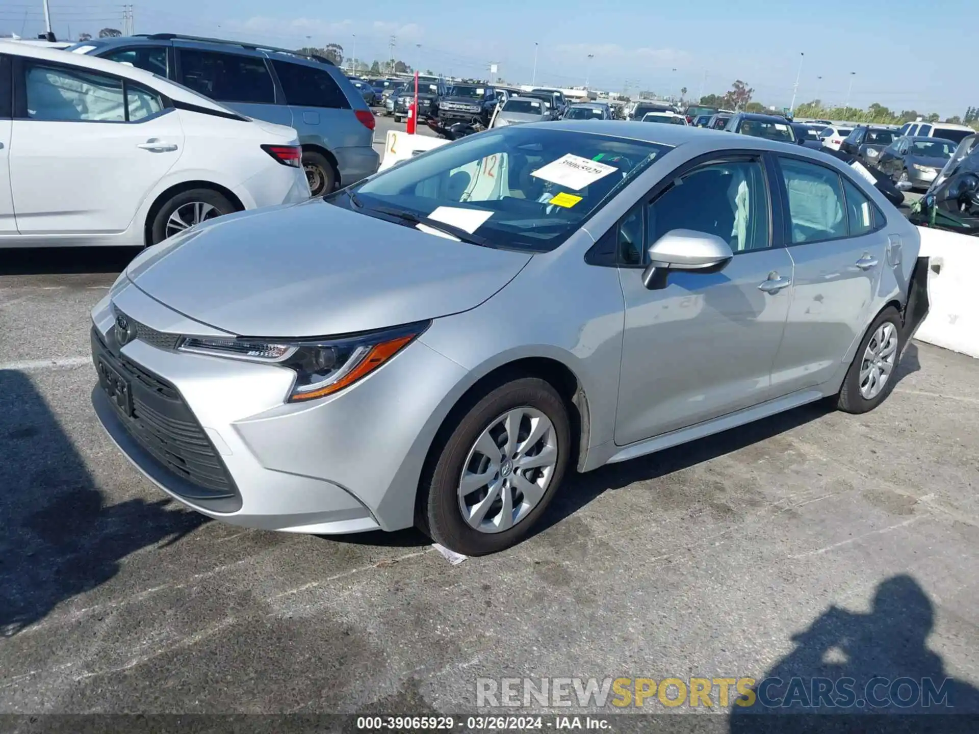 2 Photograph of a damaged car JTDB4MEE0PJ007401 TOYOTA COROLLA 2023